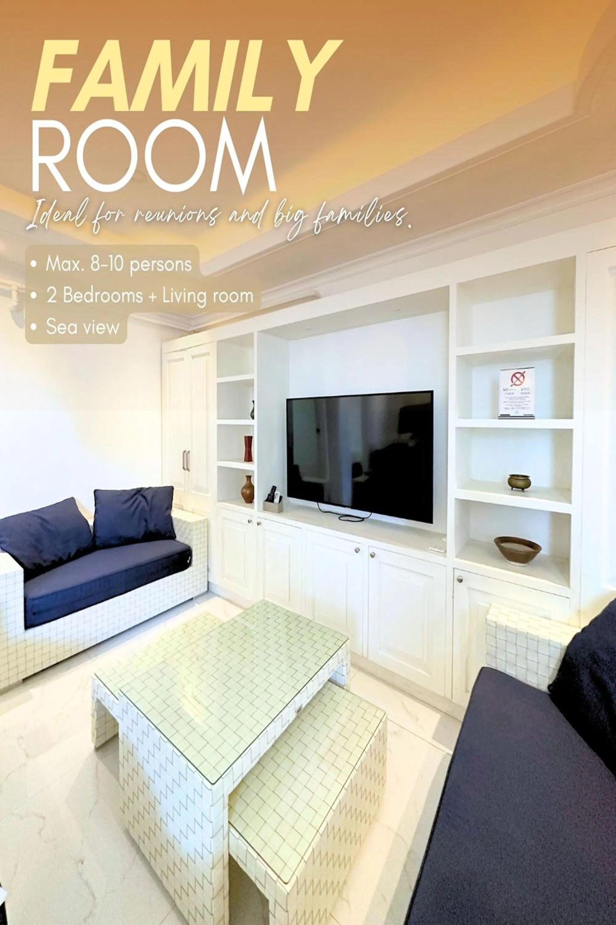 Seating area in The Mark Resort Cebu