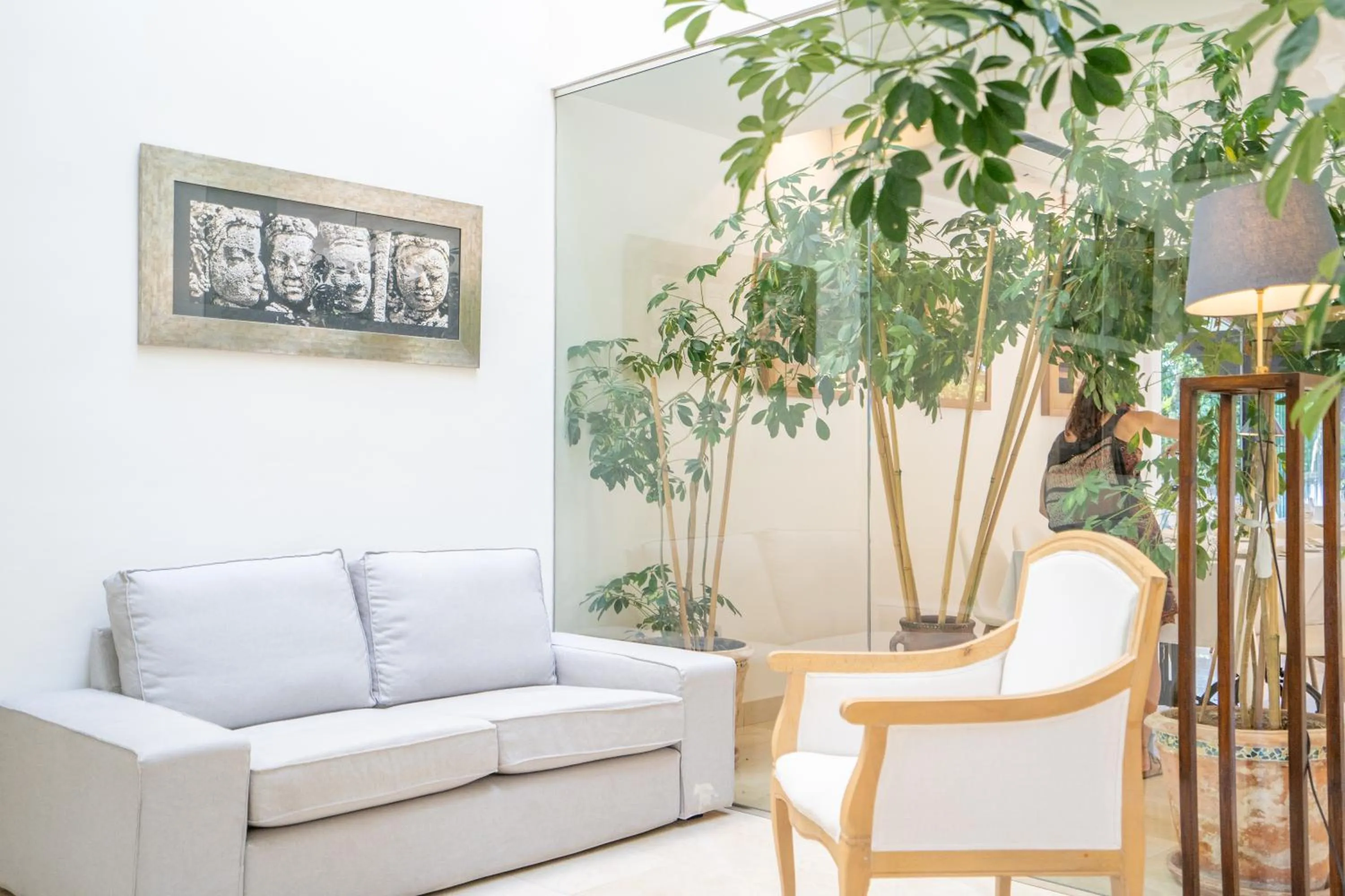 Living room in Hotel Torres de Somo
