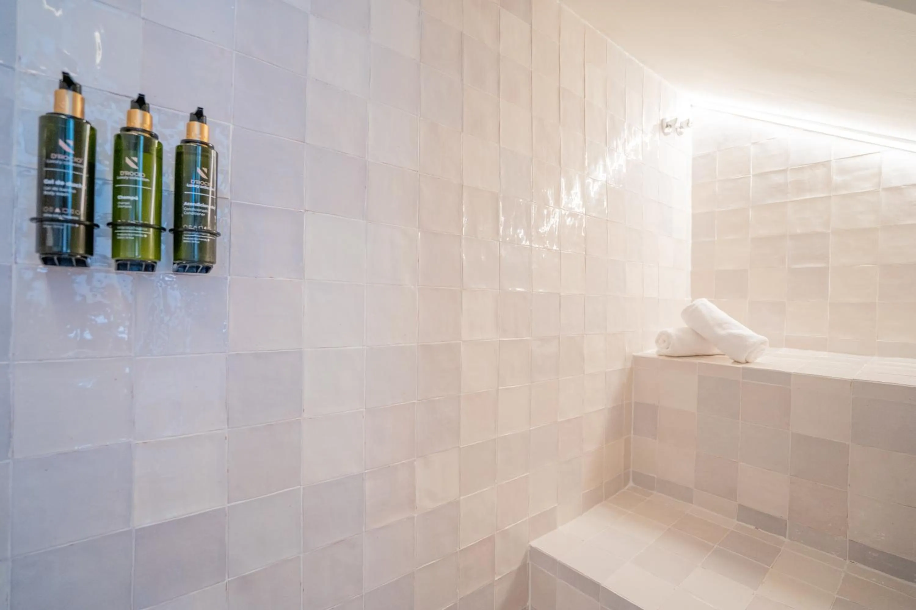 Shower in Hotel Torres de Somo