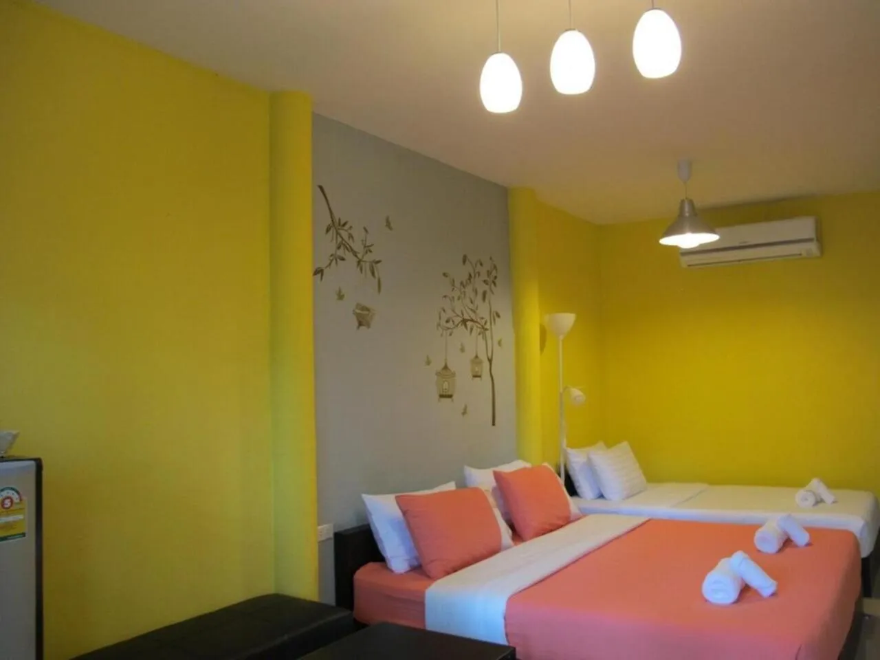 Bed in Panviman Amphawa Garden Resort