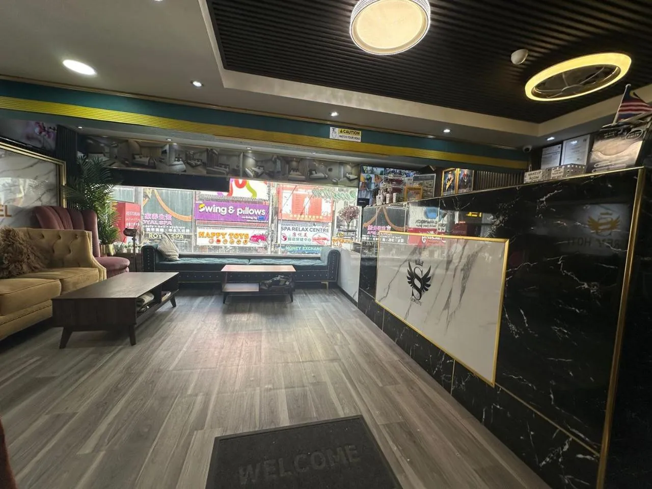 Living room in SS Grey Hotel