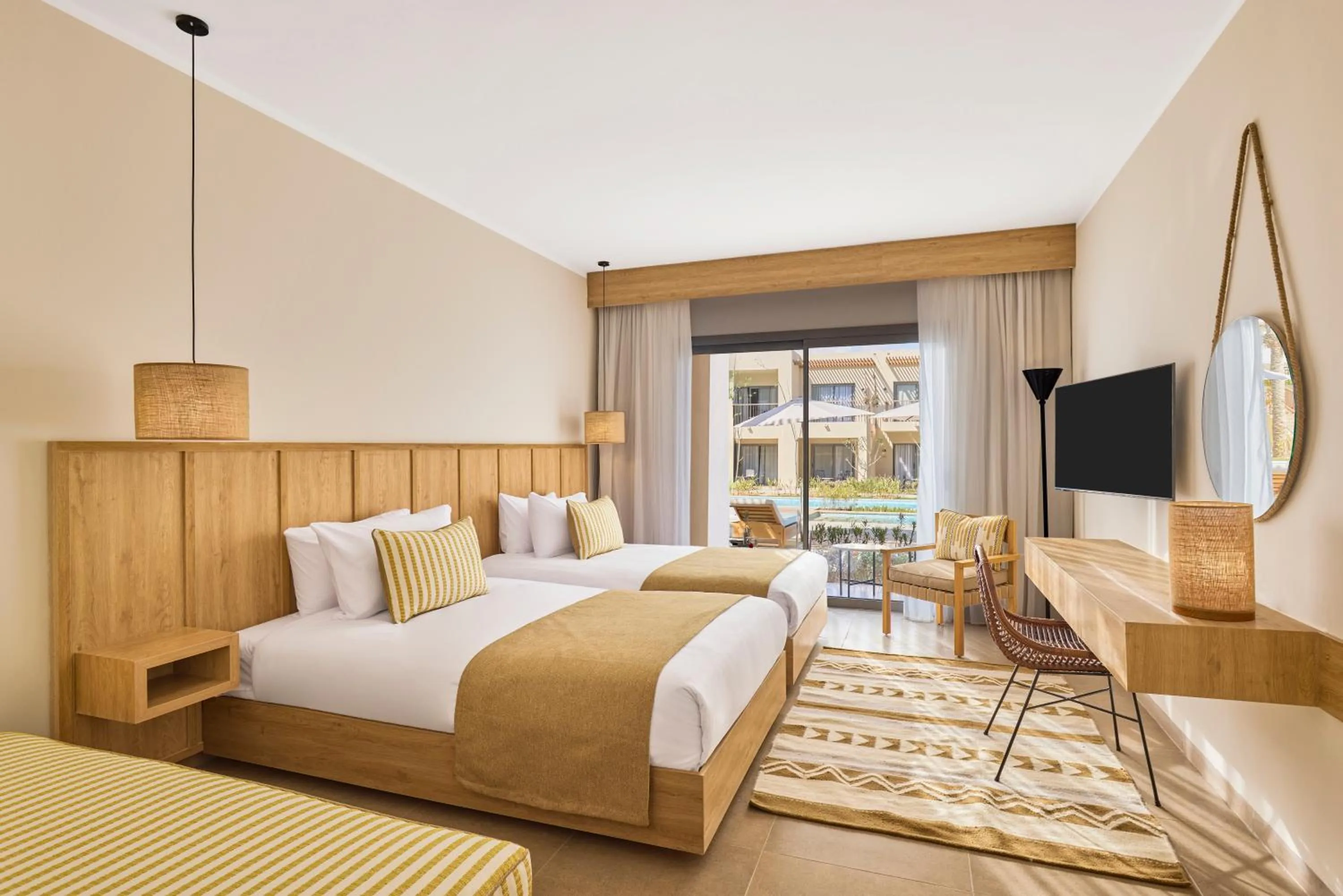 Bedroom, Bed in JAZ Viva Almaza Blu, Almaza Bay