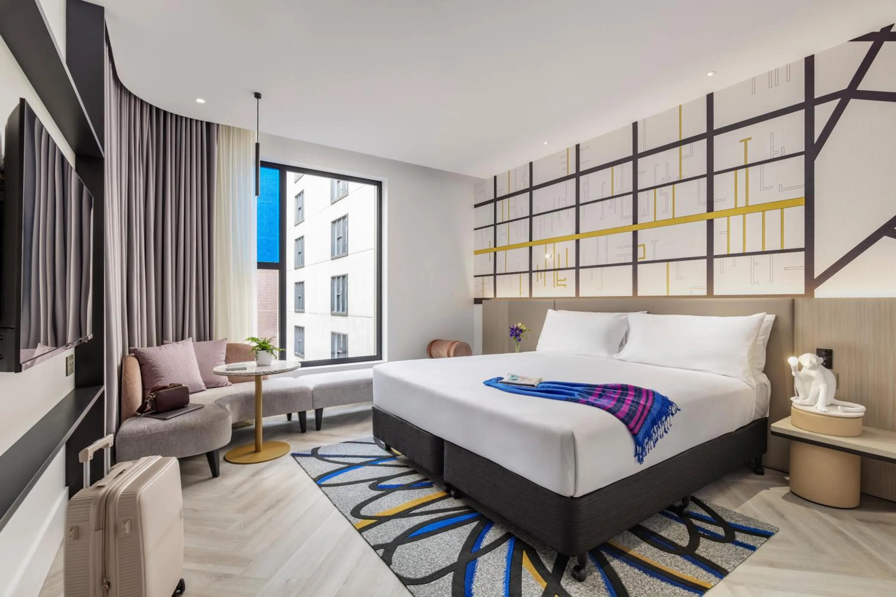 Bedroom, Bed in Hotel Indigo Melbourne Little Collins