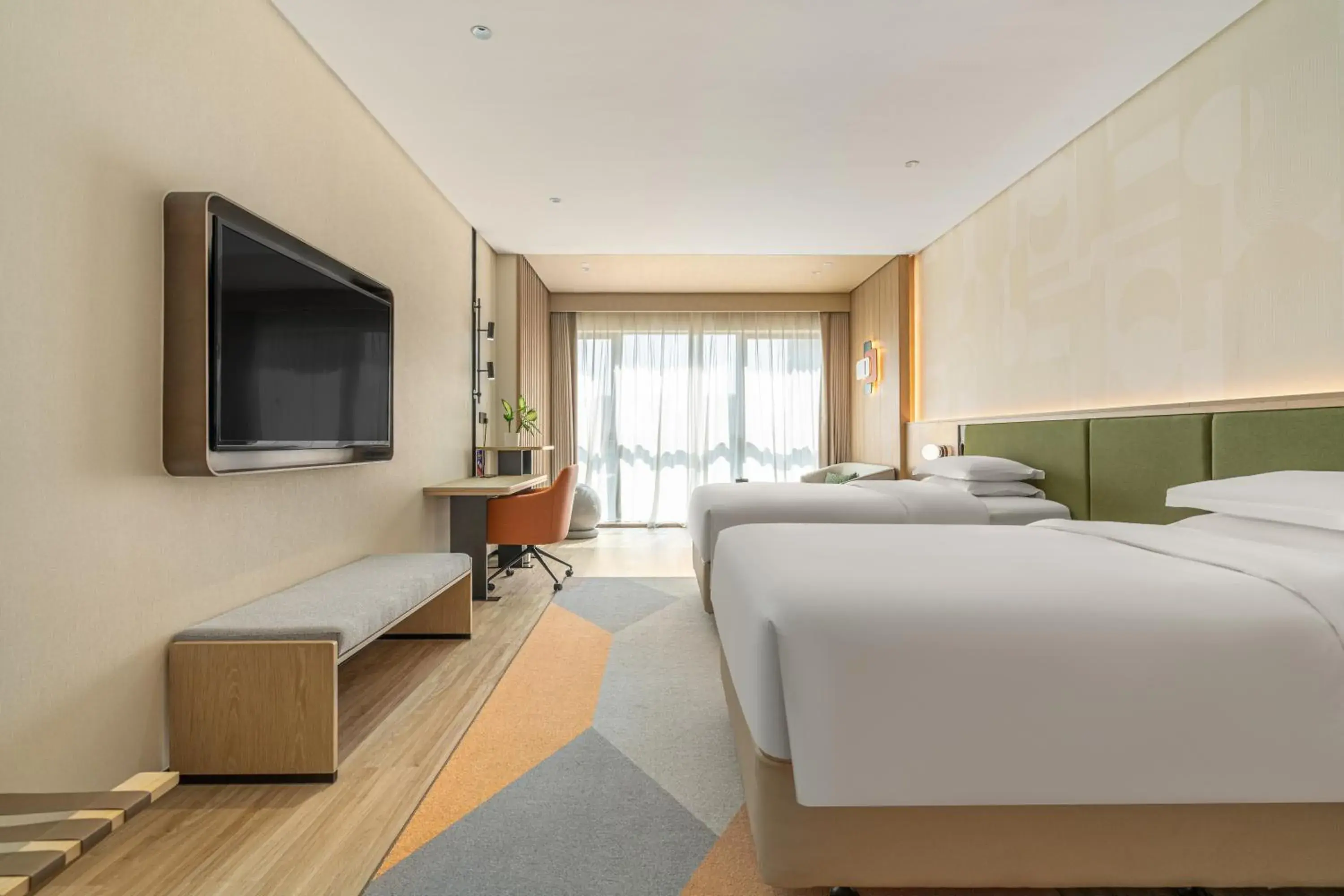 Premium Double Room with Two Double Beds in EVEN Hotel Hangzhou Yintai City by IHG Premium Double Room with Two Double Beds in EVEN Hotel Hangzhou Yintai City by IHG