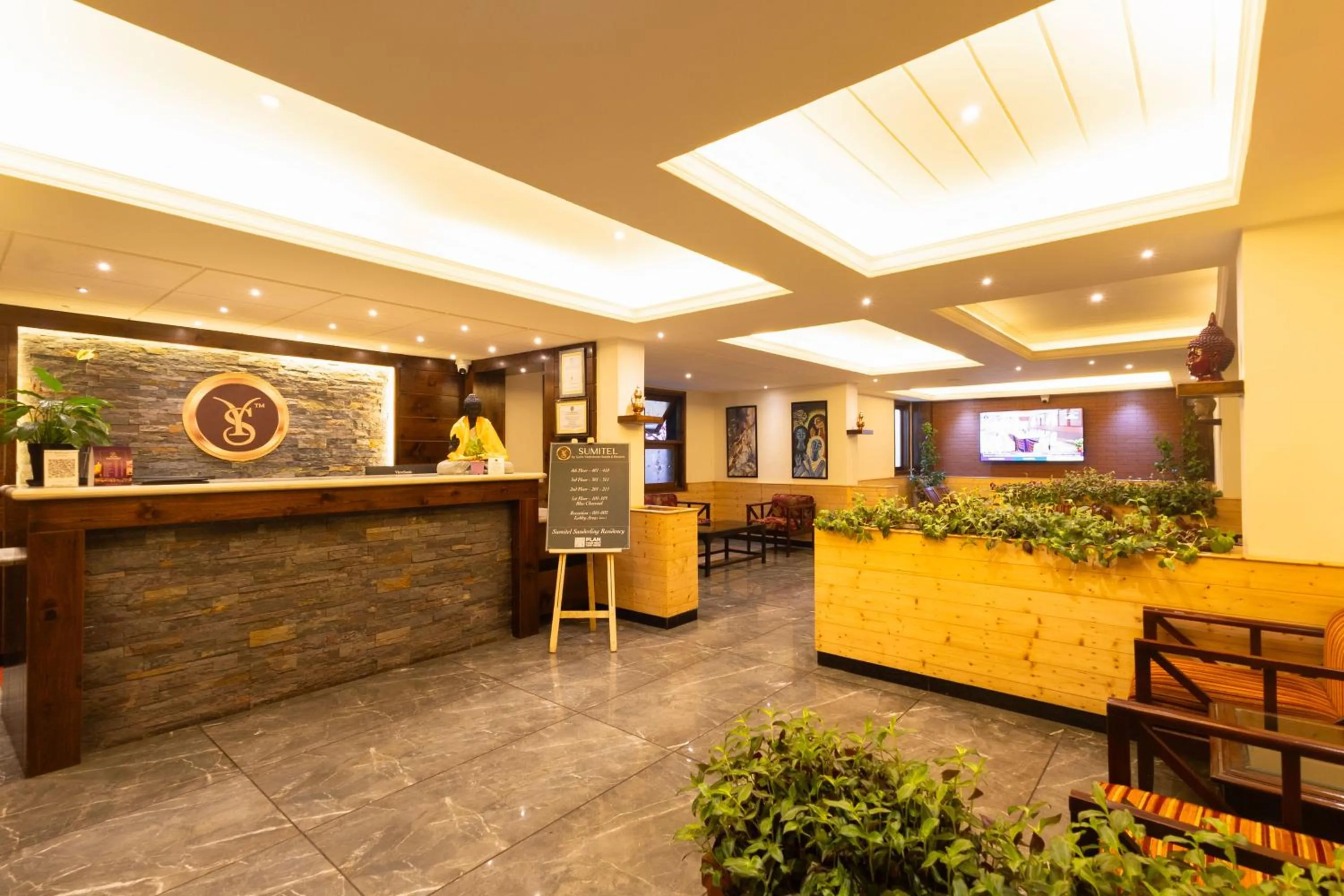 Lobby or reception in Sumitel Sanderling