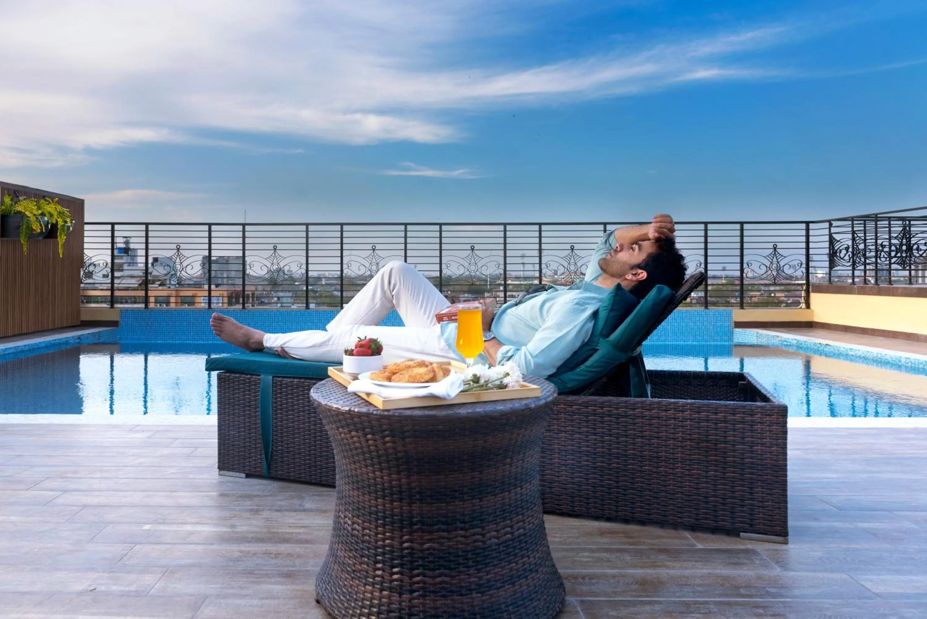 Balcony/Terrace in PC Residences Gulberg Lahore