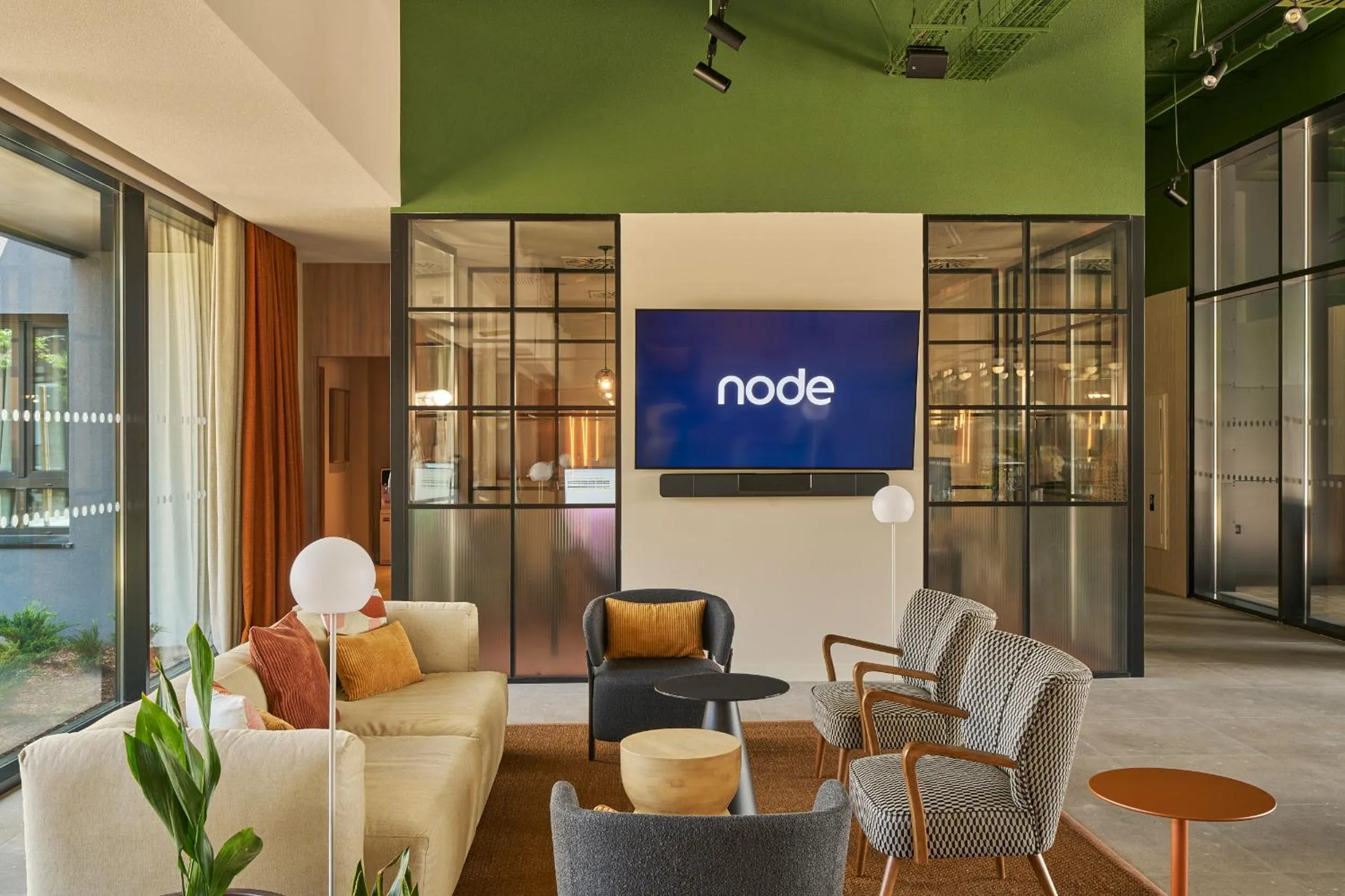 Communal lounge/ TV room in Node Madrid Carabanchel