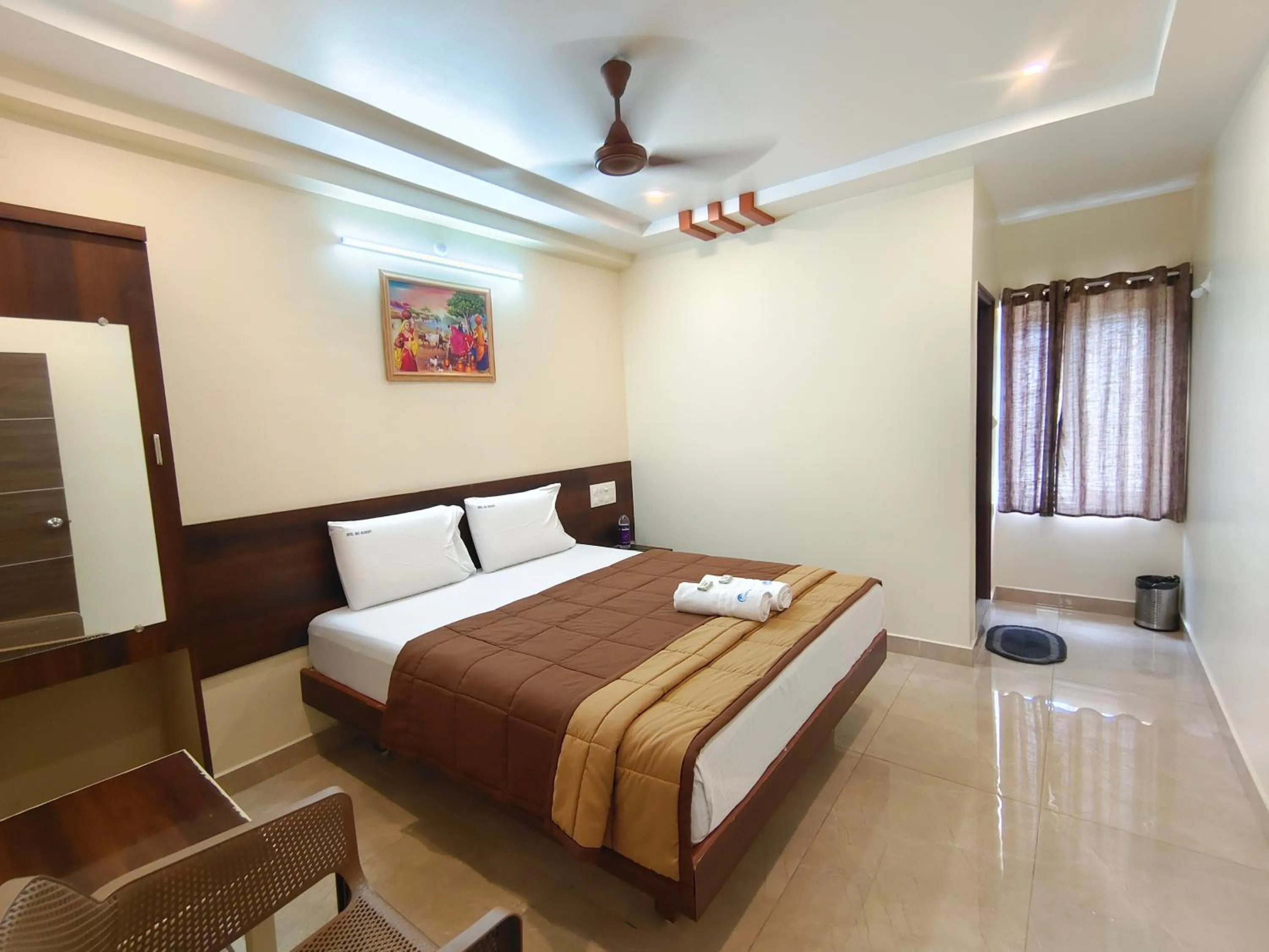 Bed in Hotel DKR Grand