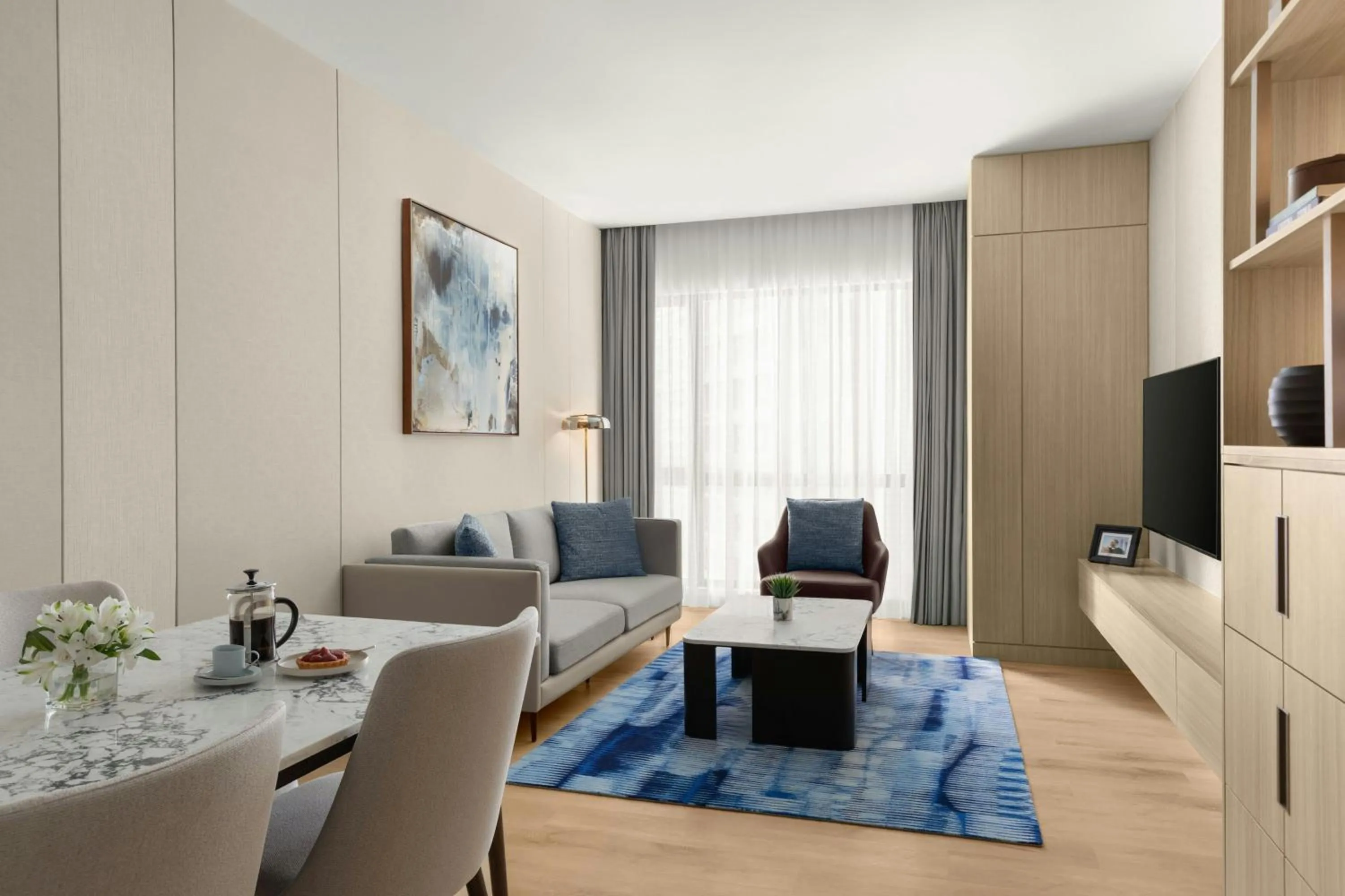 Living room in Marriott Executive Apartments Kuala Lumpur