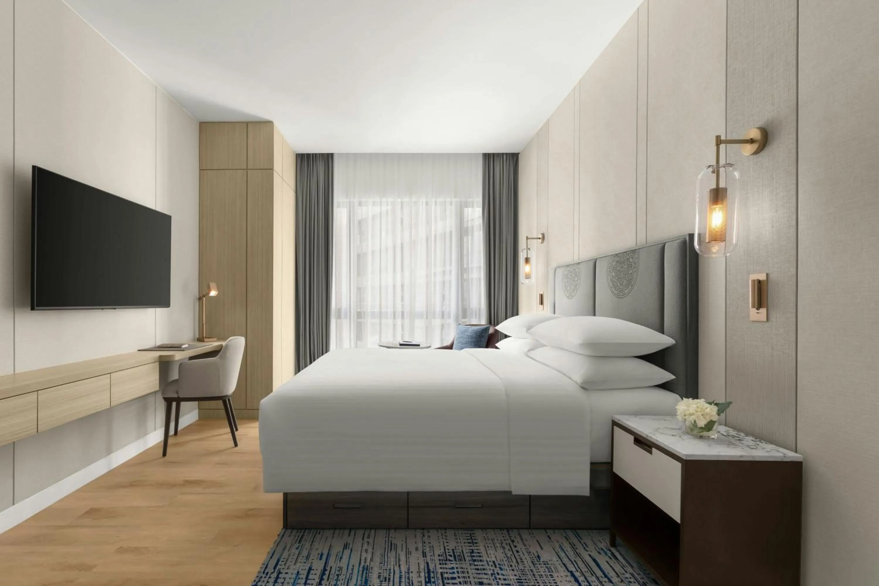 Bedroom, Bed in Marriott Executive Apartments Kuala Lumpur