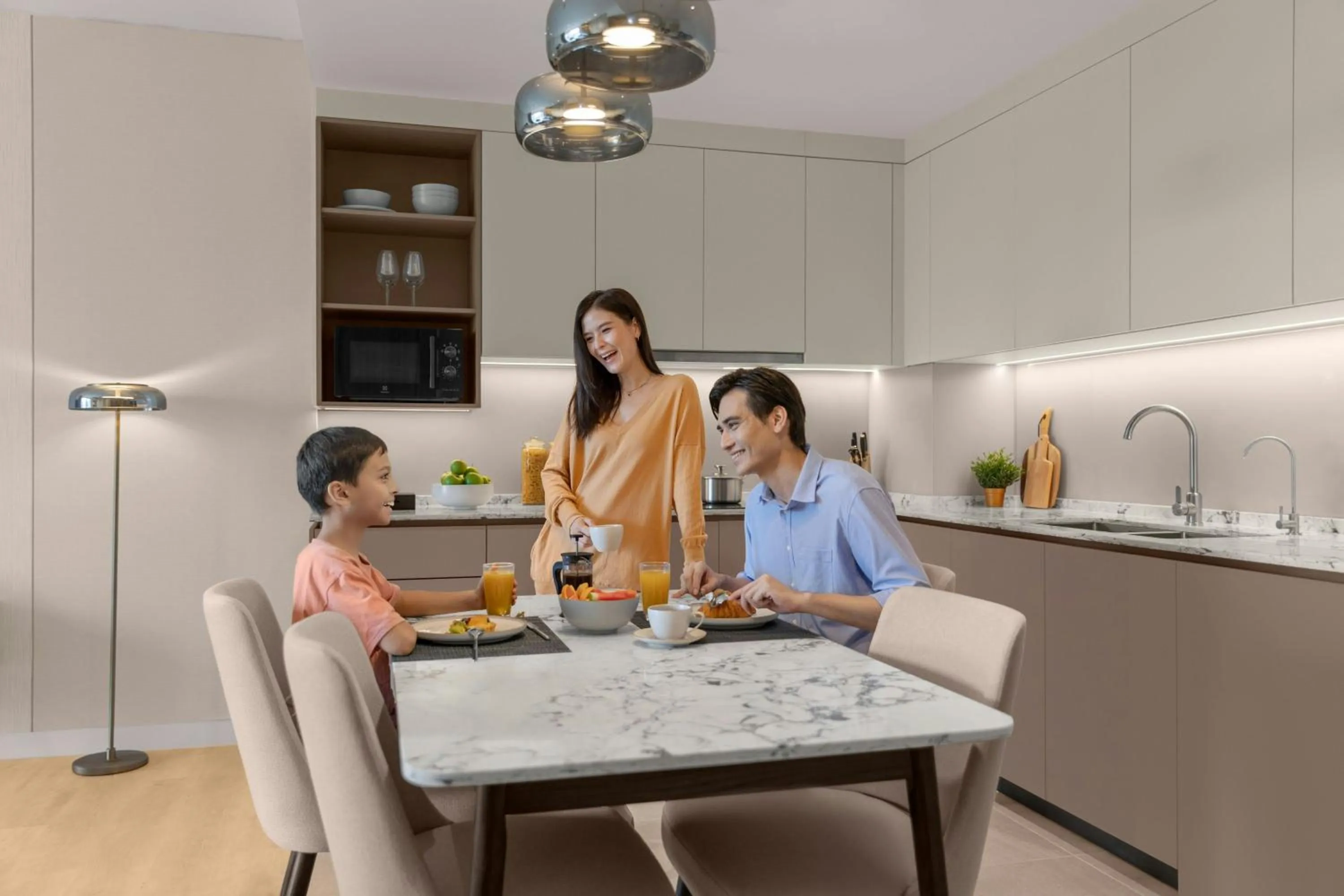 Kitchen or kitchenette in Marriott Executive Apartments Kuala Lumpur