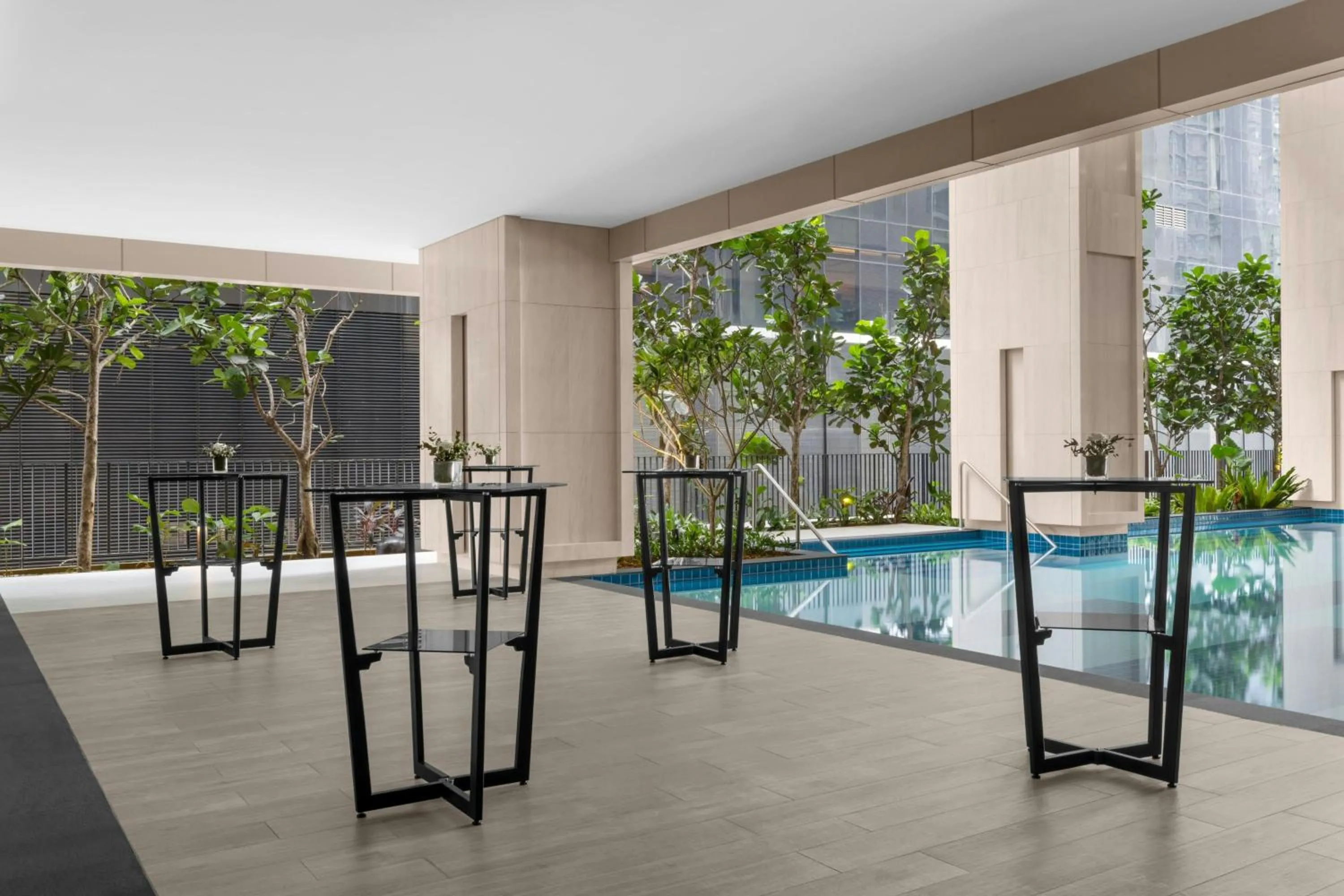 Swimming pool in Marriott Executive Apartments Kuala Lumpur