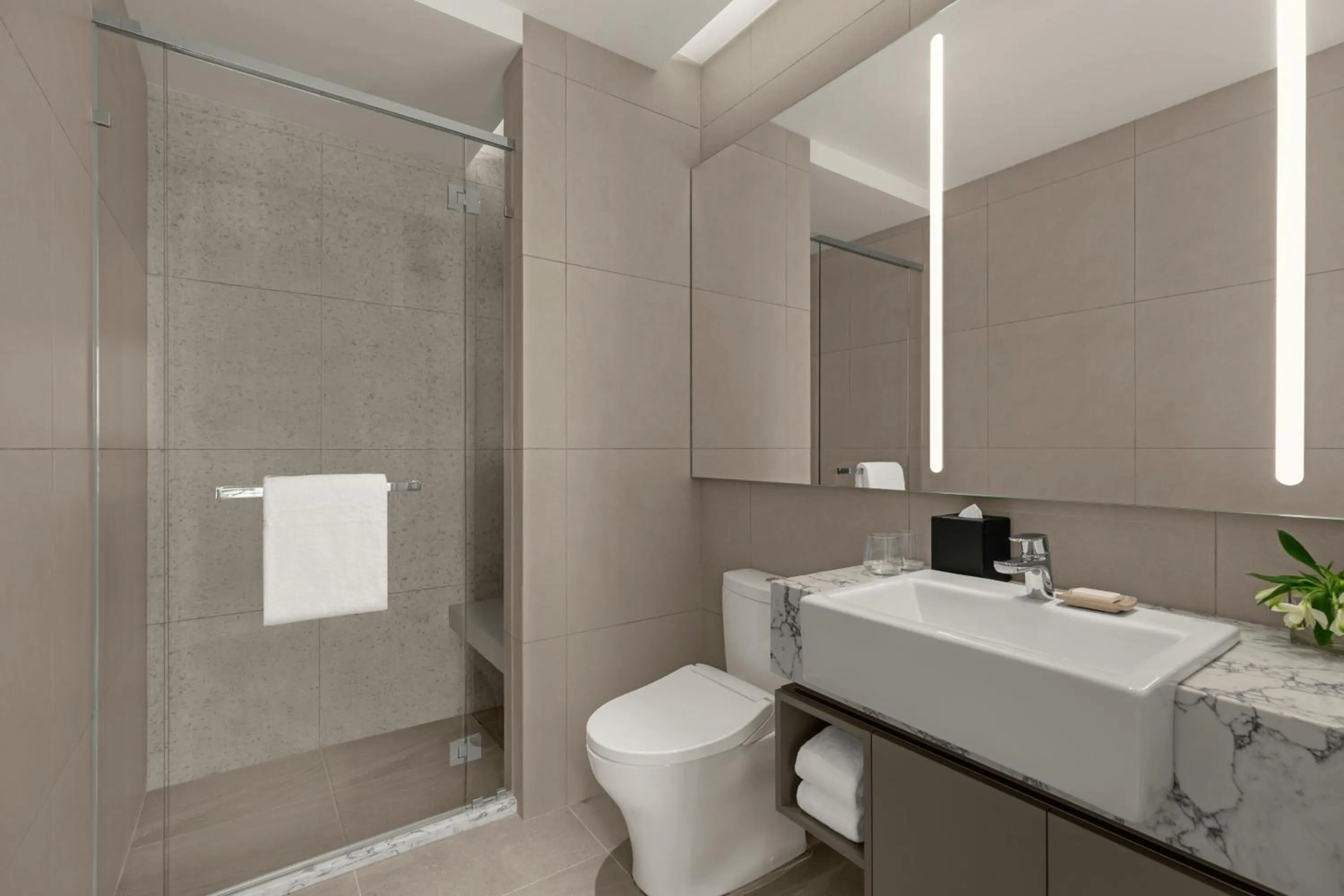 Bathroom in Marriott Executive Apartments Kuala Lumpur