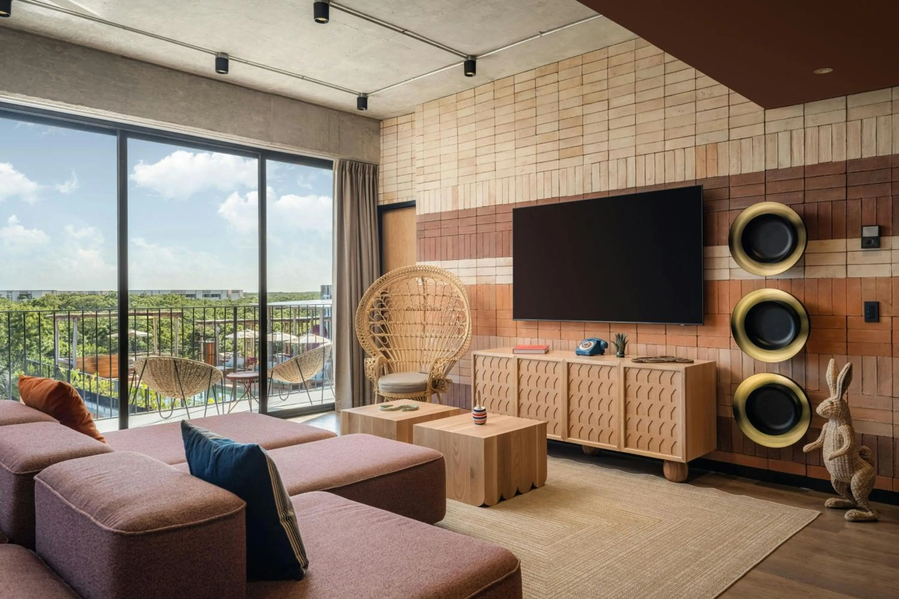 Photo of the whole room in Moxy Tulum