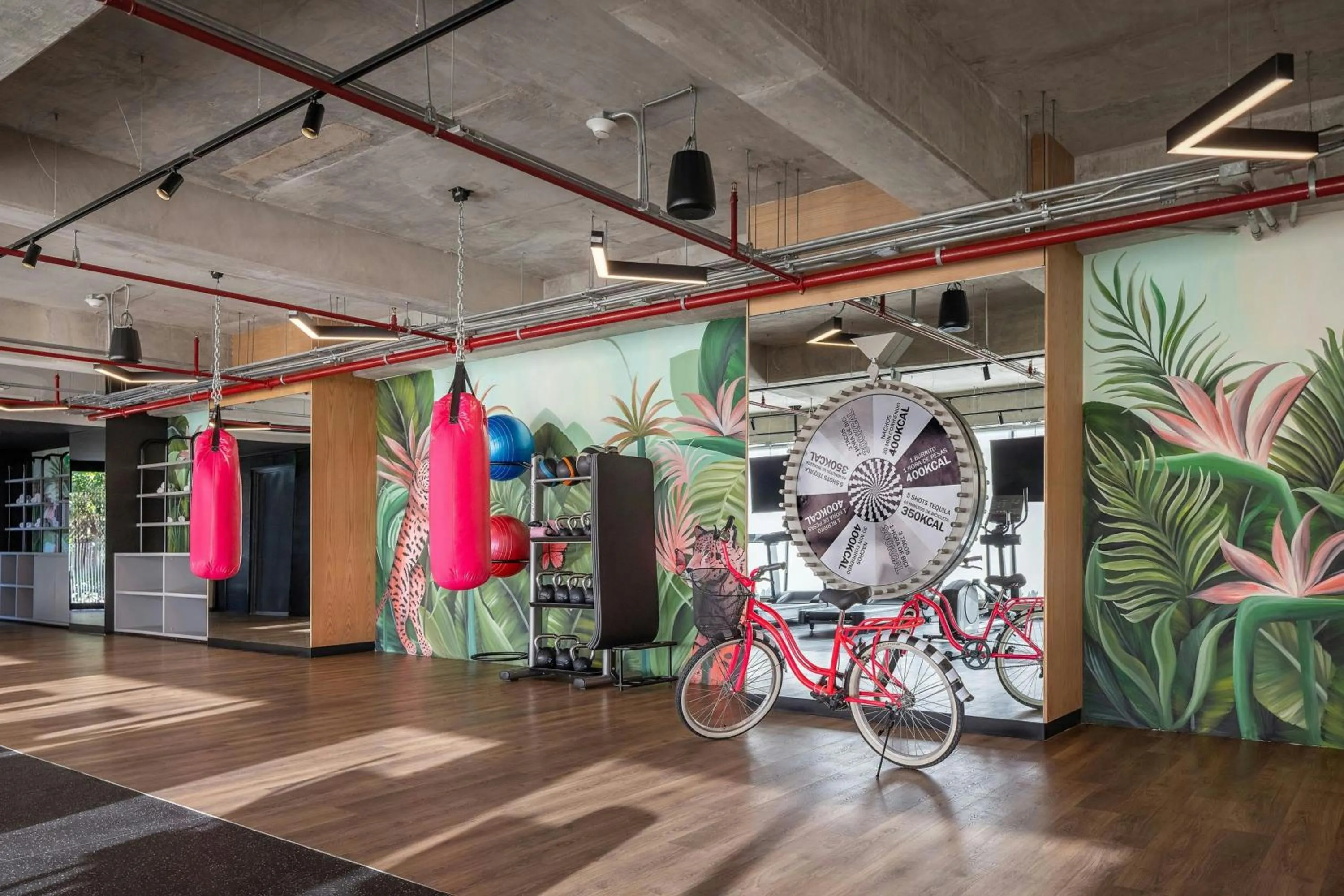 Fitness centre/facilities in Moxy Tulum