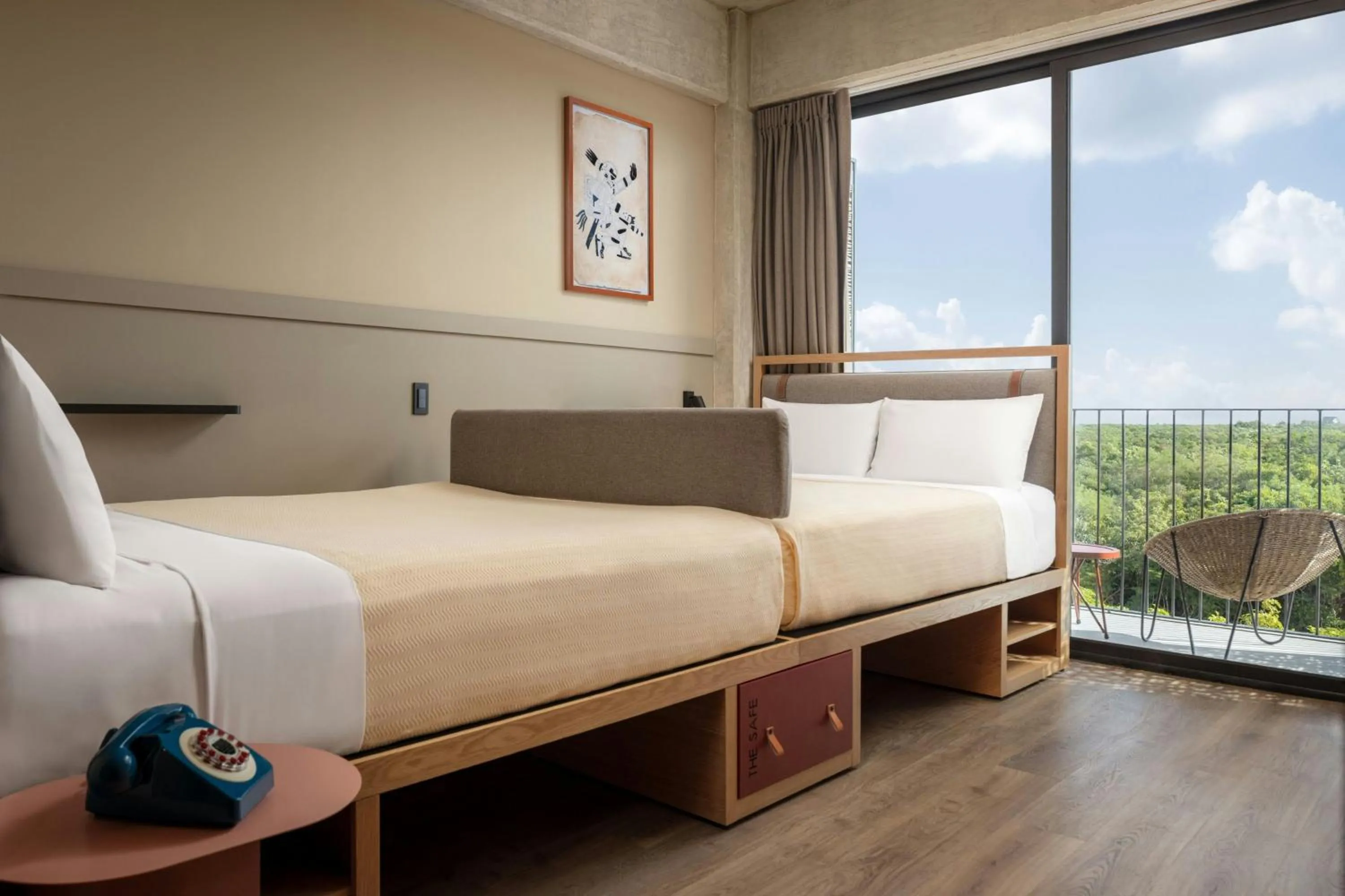 Photo of the whole room, Bed in Moxy Tulum