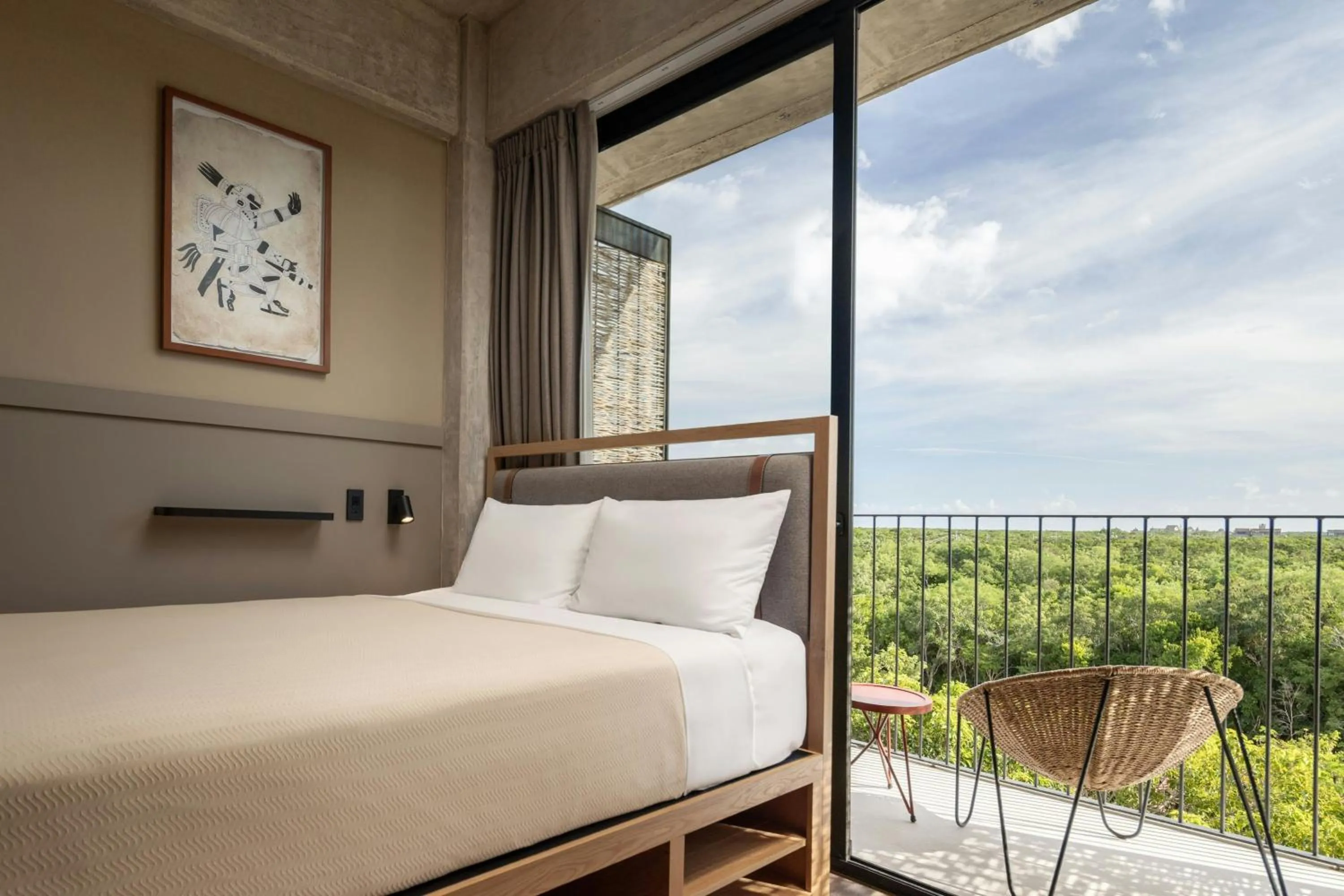 Photo of the whole room, Bed in Moxy Tulum