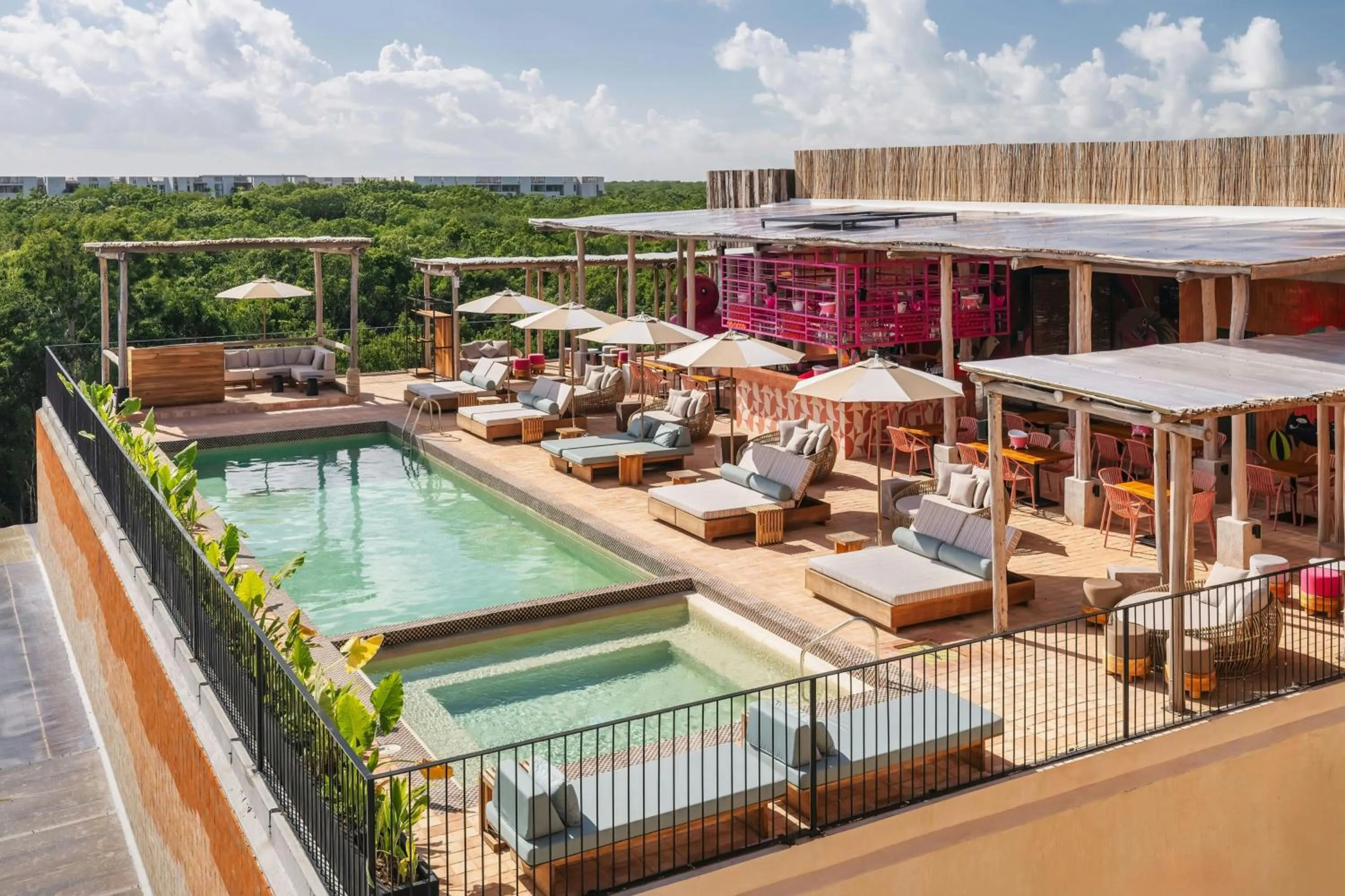 Swimming pool in Moxy Tulum
