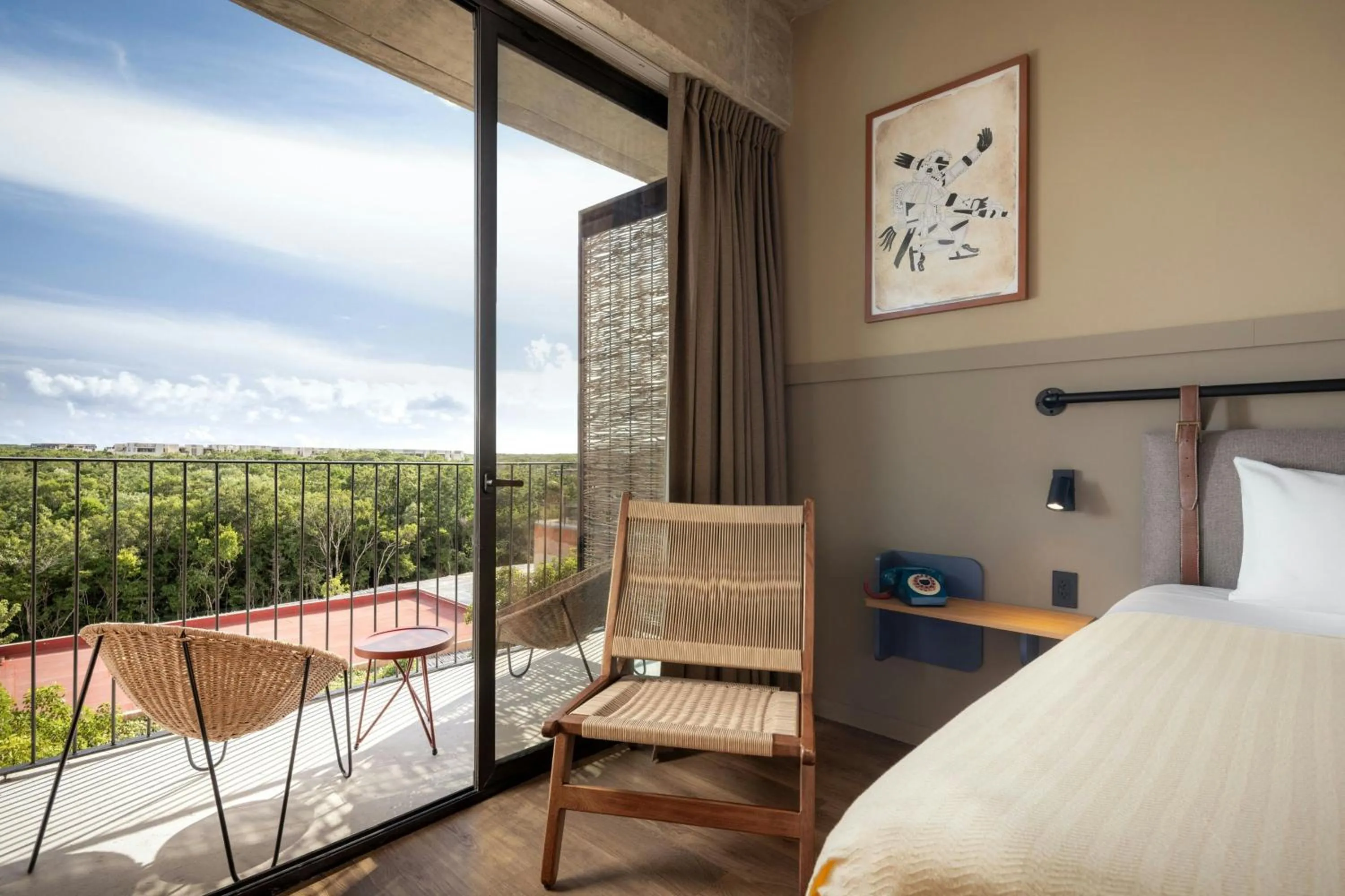 Photo of the whole room, Bed in Moxy Tulum