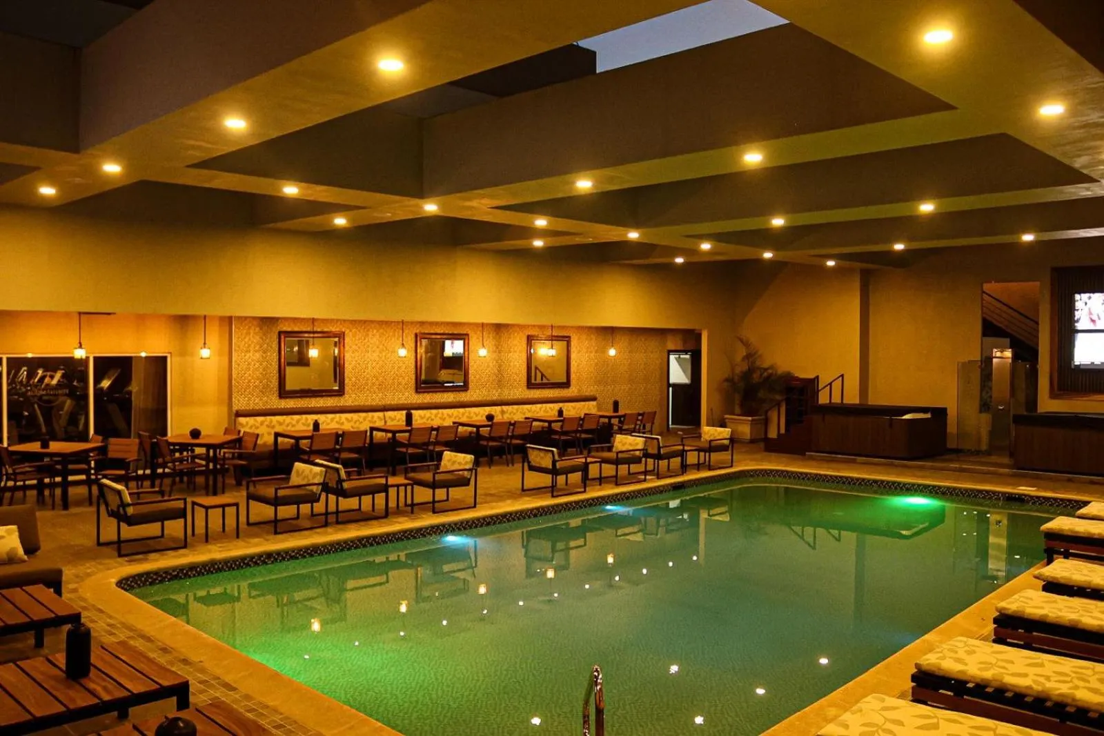 Swimming pool in Hotel Hacienda Aguacaliente