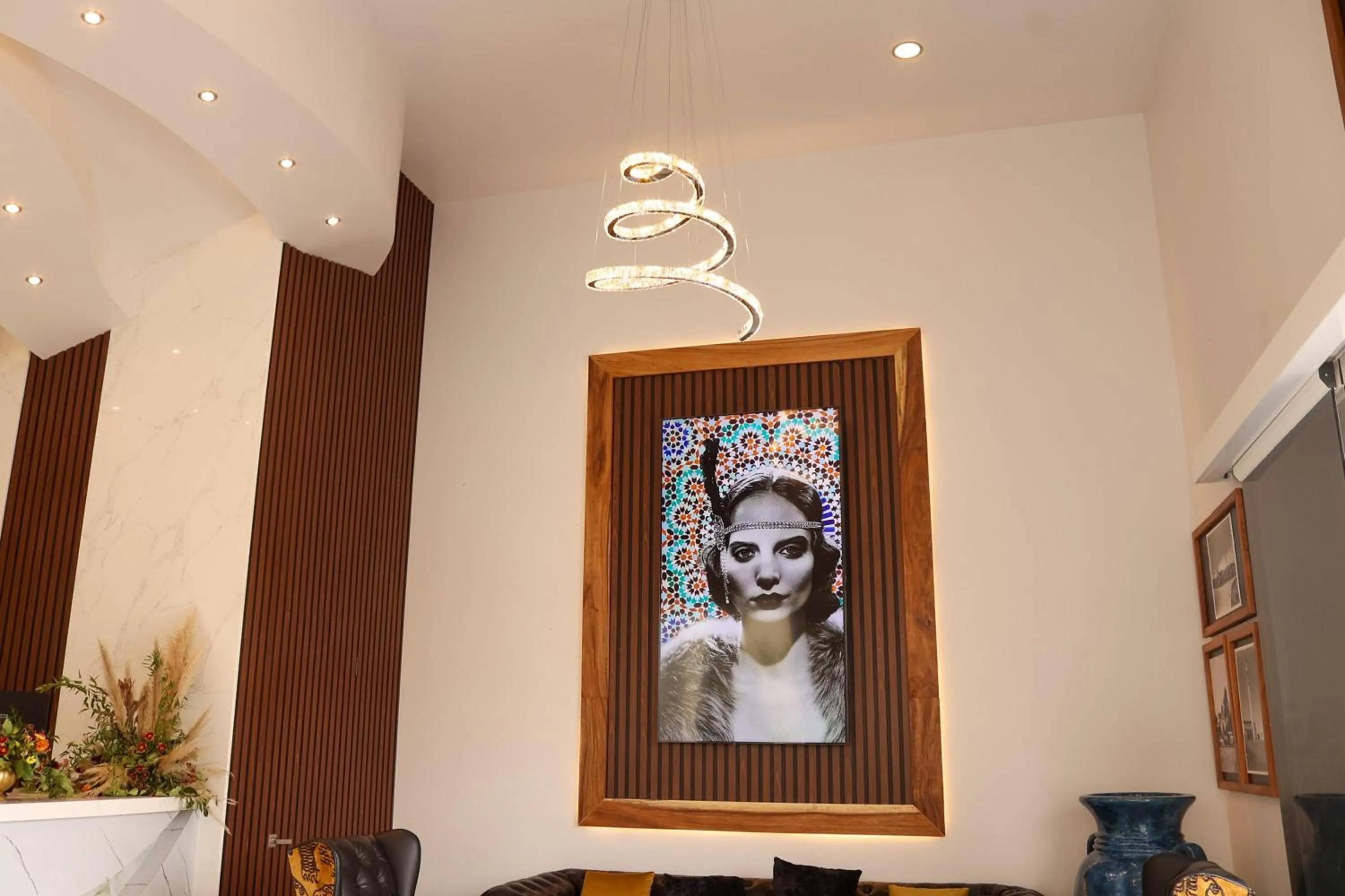 Lobby or reception in Hotel Hacienda Aguacaliente