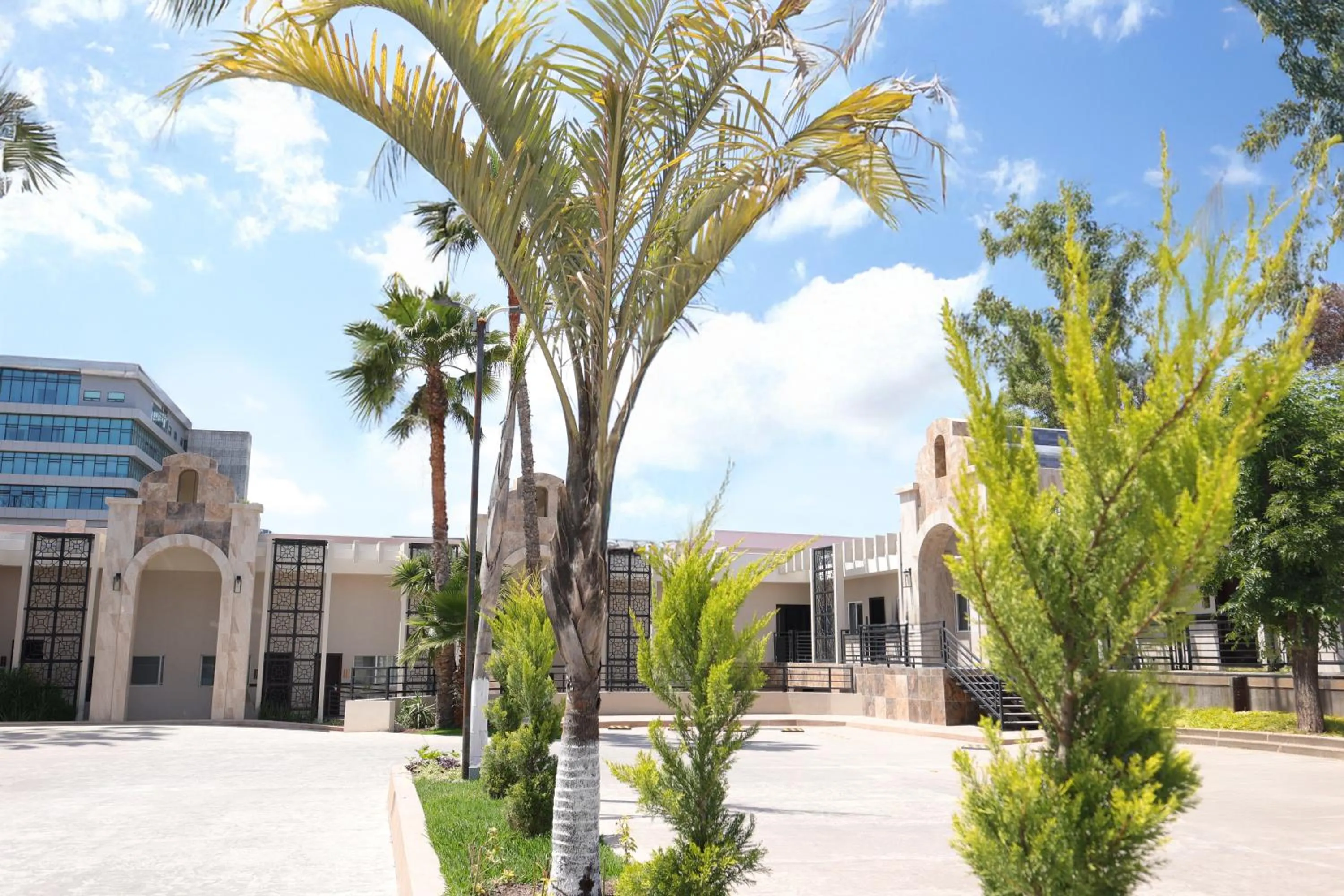Patio in Hotel Hacienda Aguacaliente