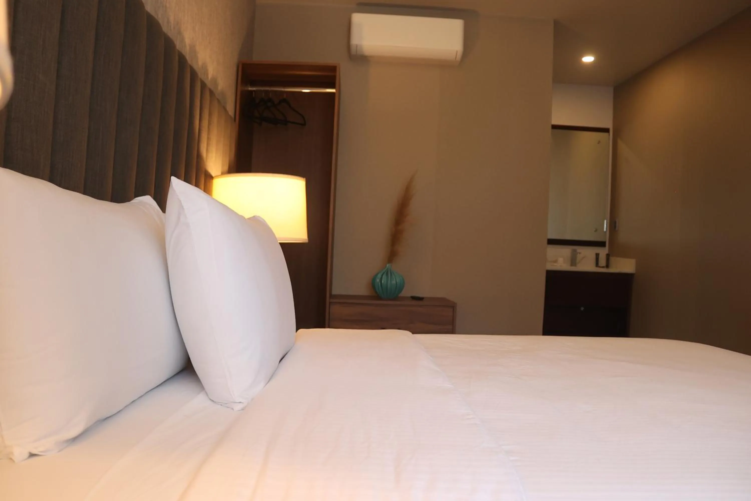 Bed in Hotel Hacienda Aguacaliente