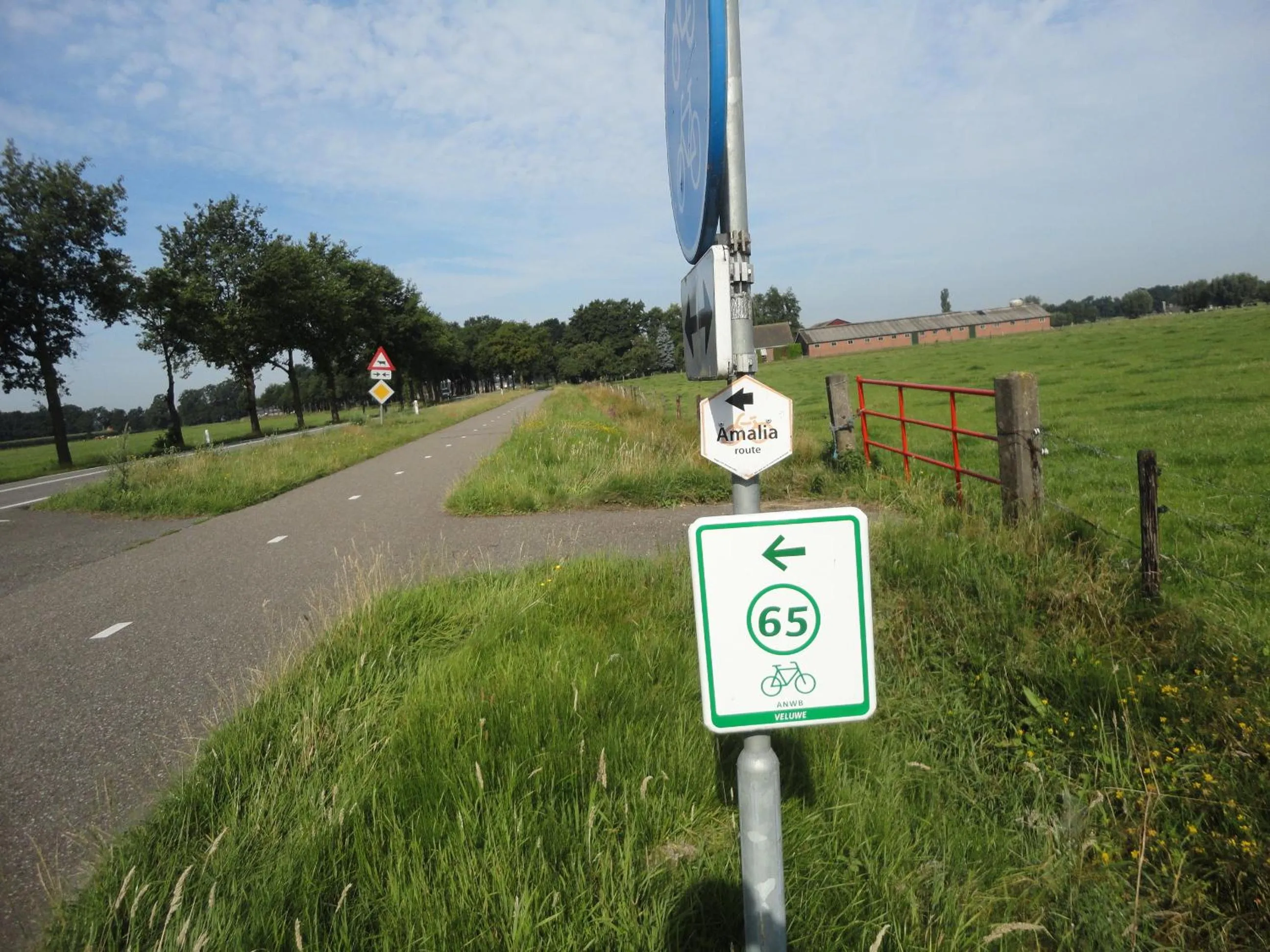Natural landscape in B&B De Hooiberg