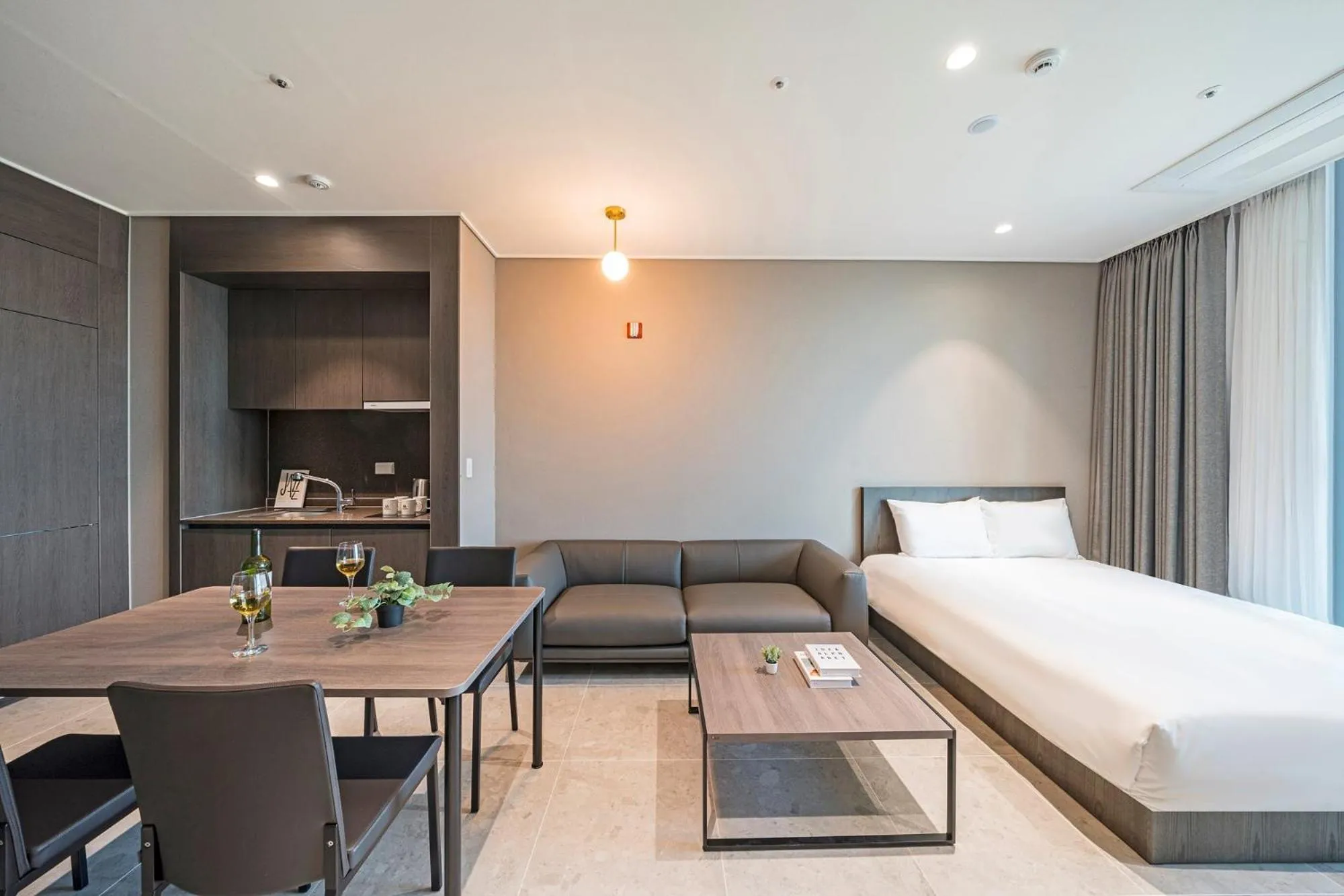 Bed in Sokcho Mari Vista Hotel