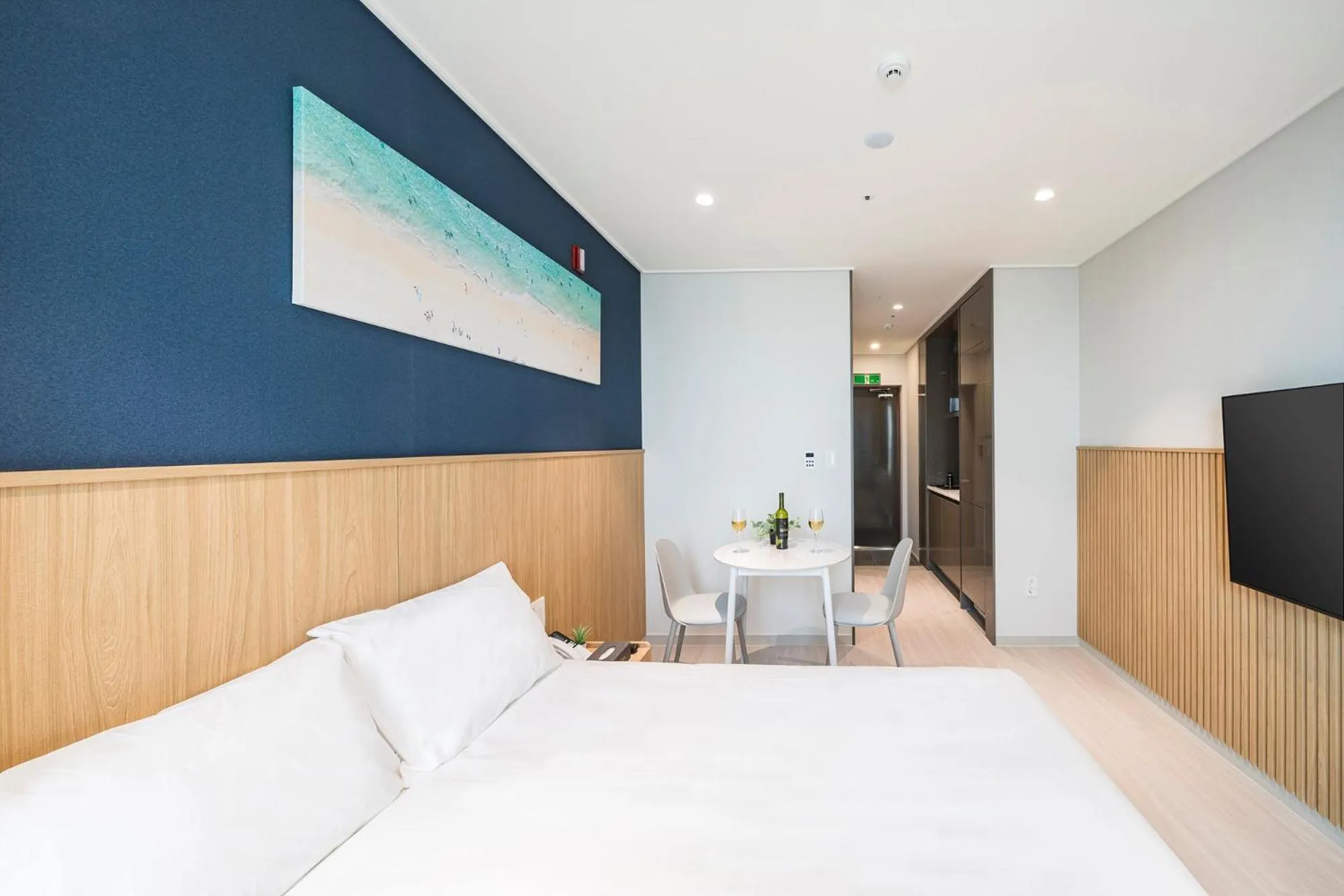 Bed in Sokcho Mari Vista Hotel