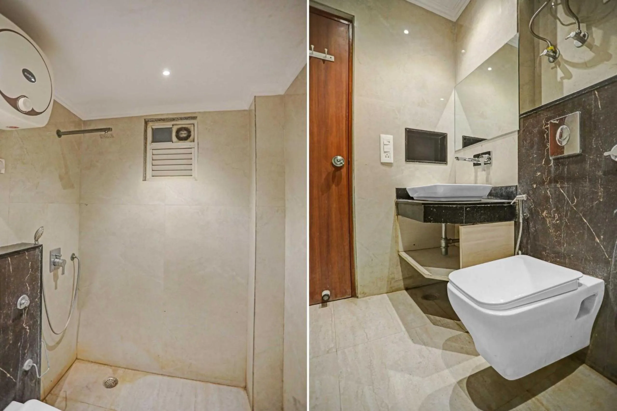 Bathroom in Hotel O by OYO Euro Near IGI Airport