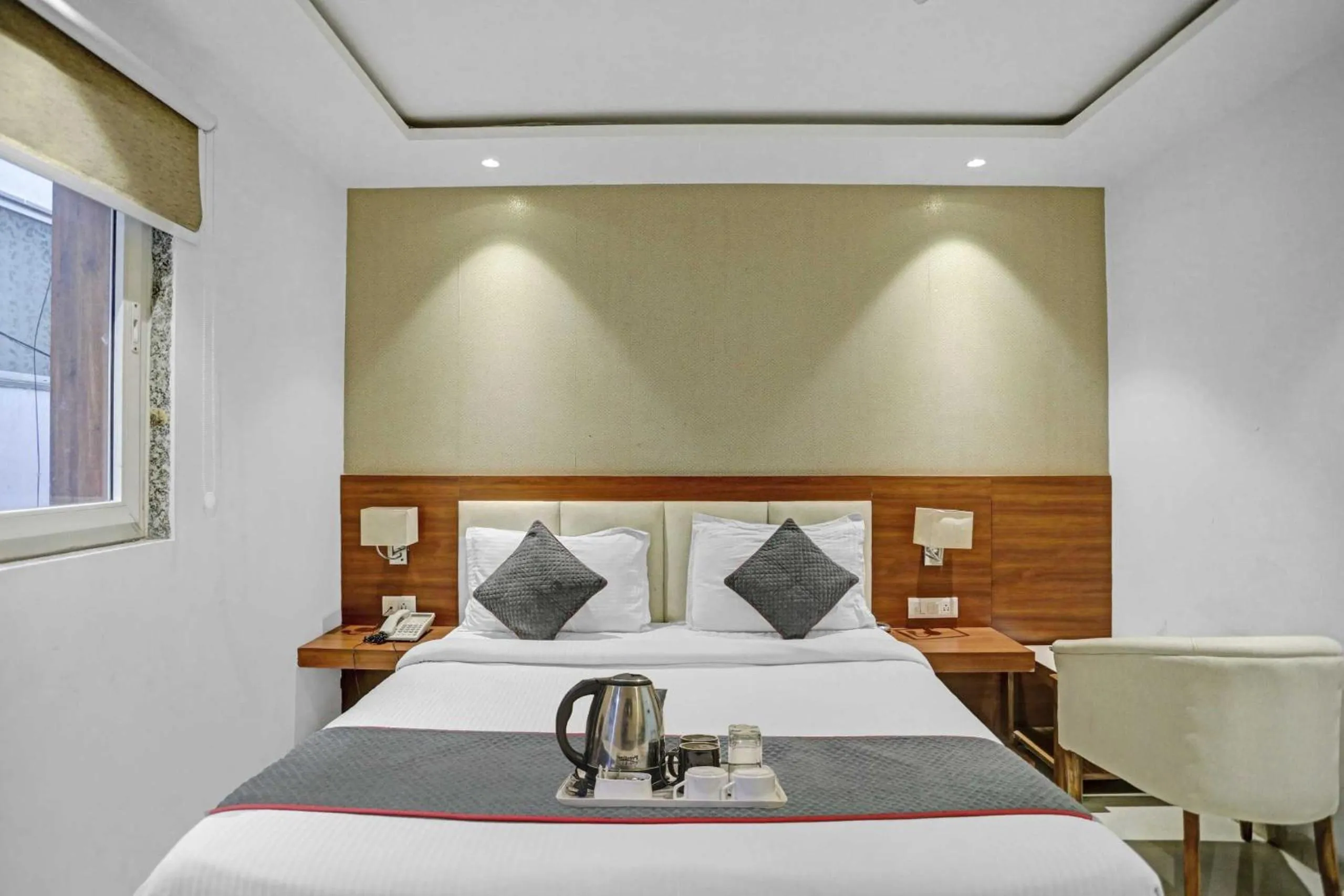Bedroom, Bed in Hotel O by OYO Euro Near IGI Airport