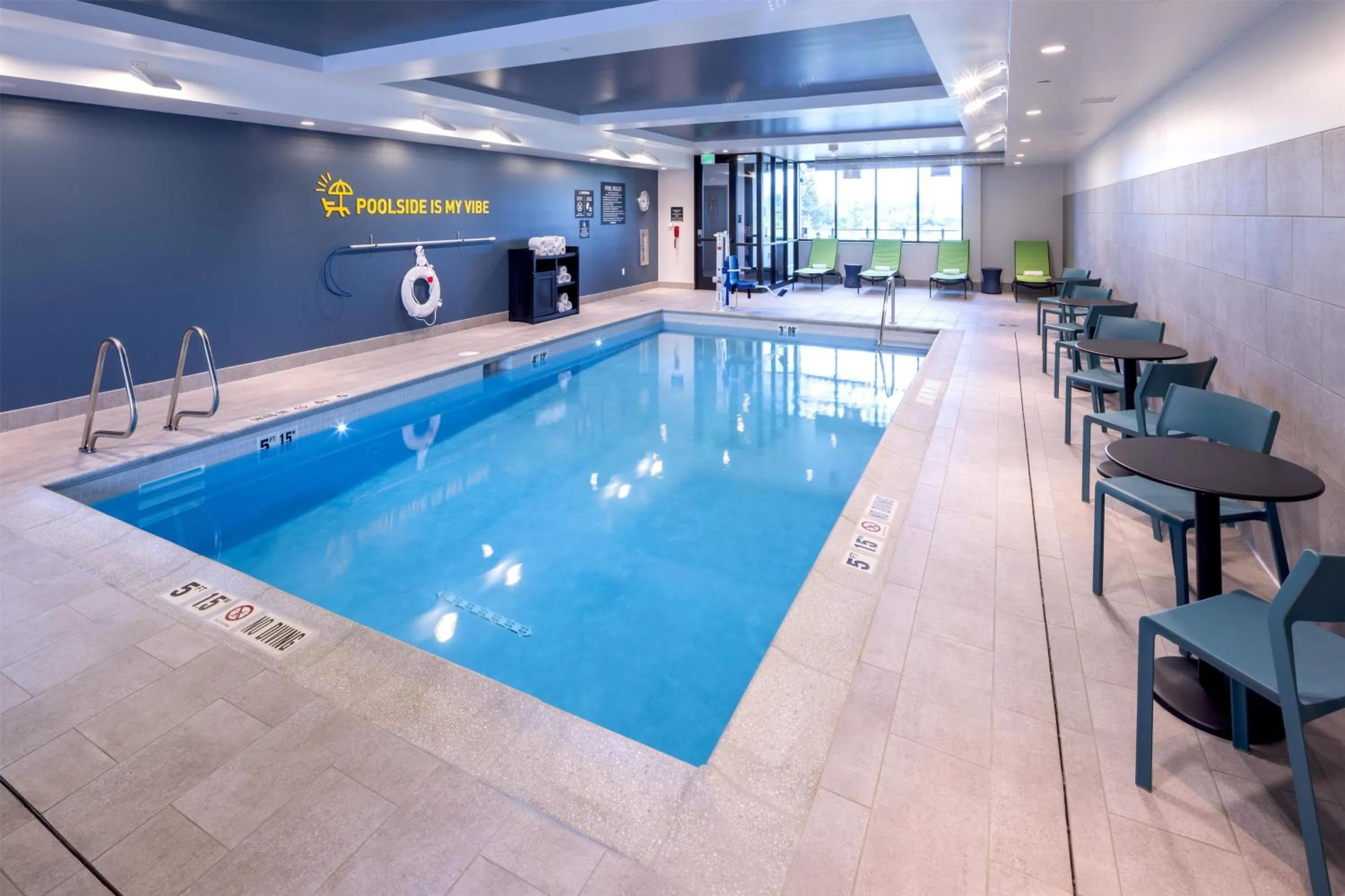 Pool view in Home2 Suites By Hilton Kalispell, Mt