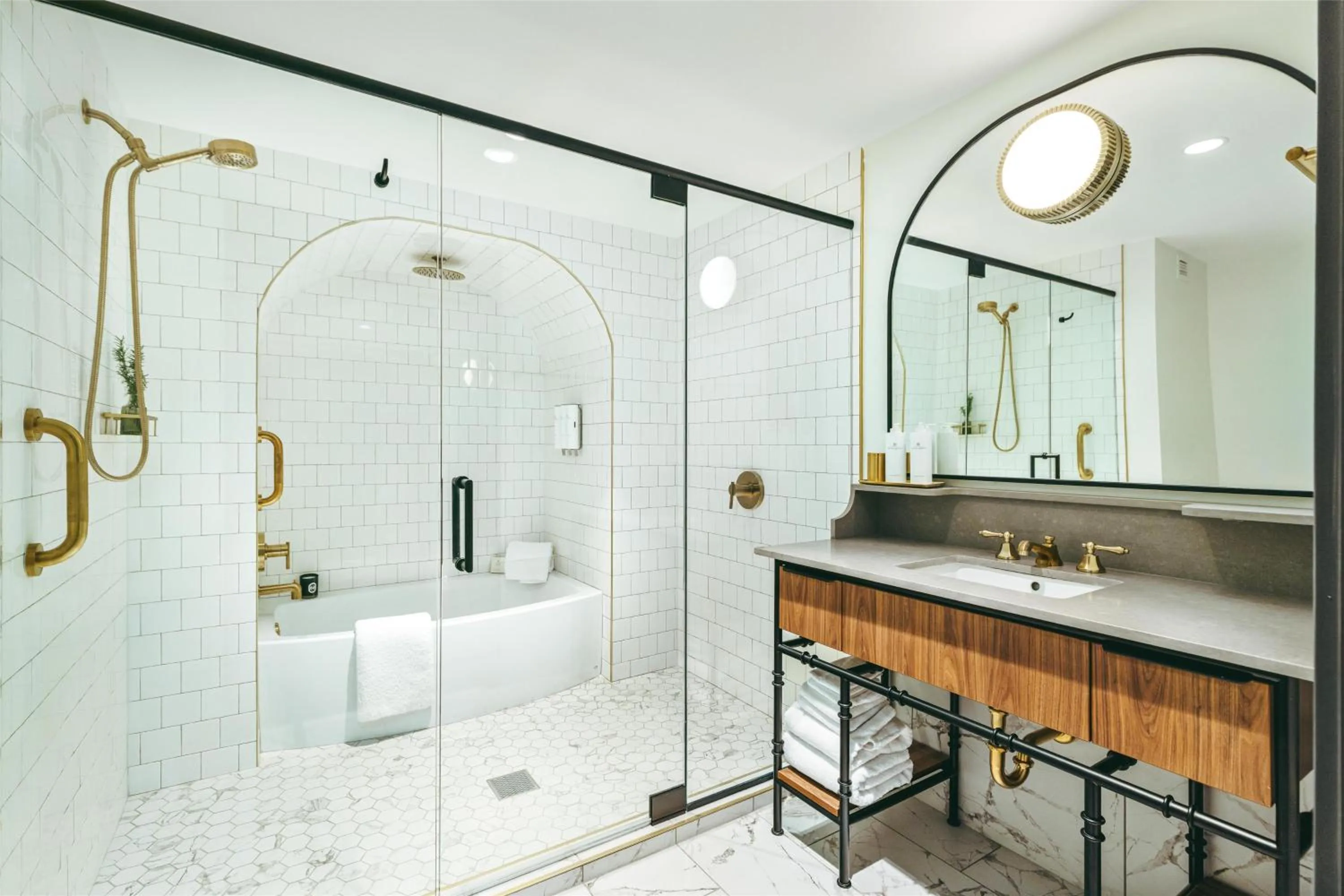 Bathroom in The Hotel Monroe, Tapestry Collection By Hilton