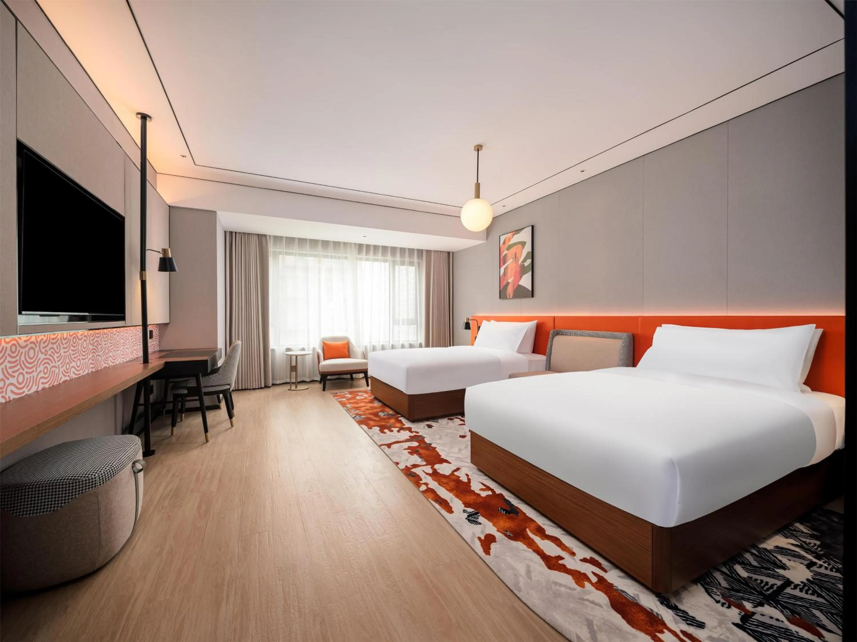 Bed in Hilton Garden Inn Taiyuan Jiefang Road