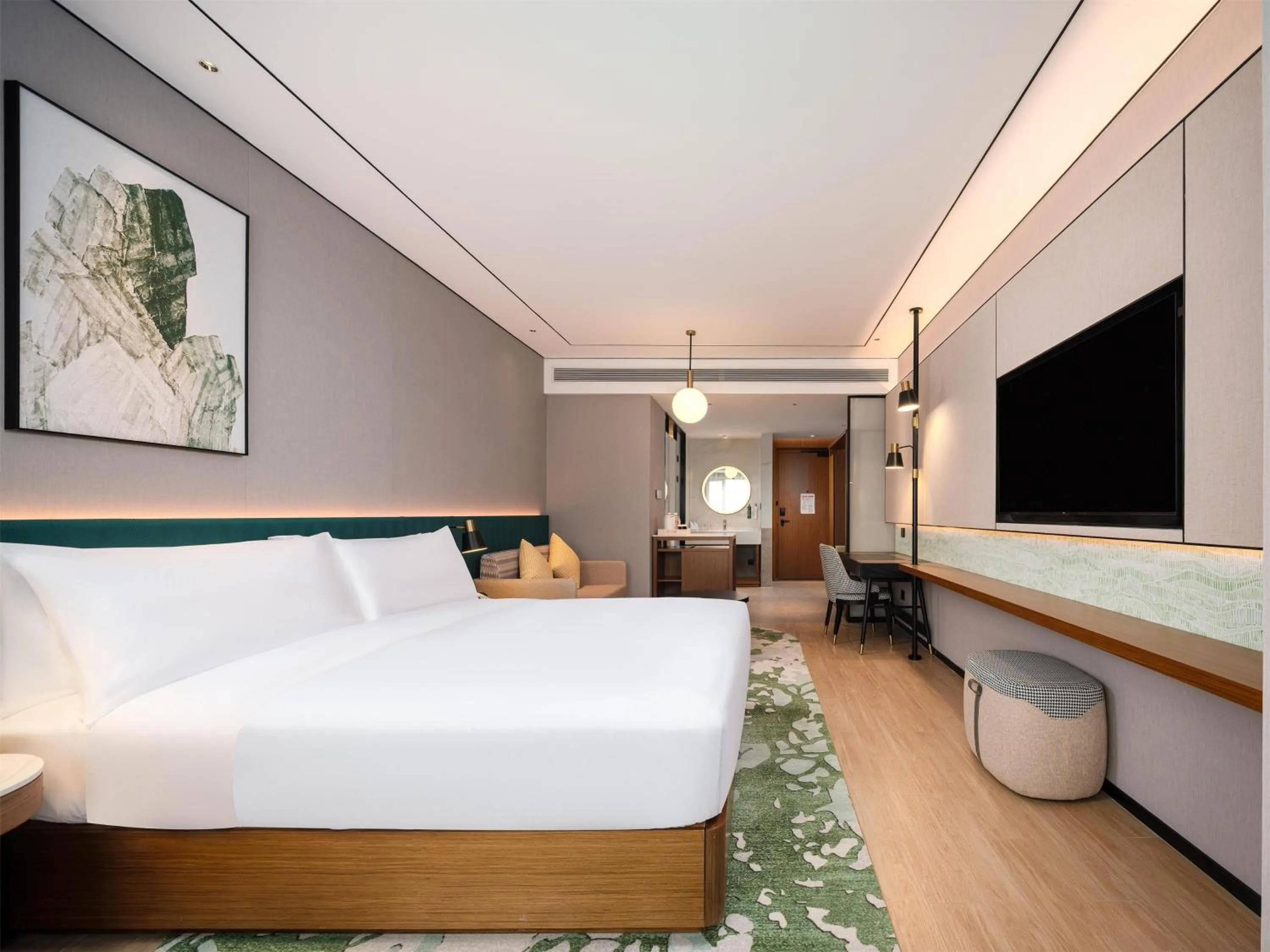 Bed in Hilton Garden Inn Taiyuan Jiefang Road