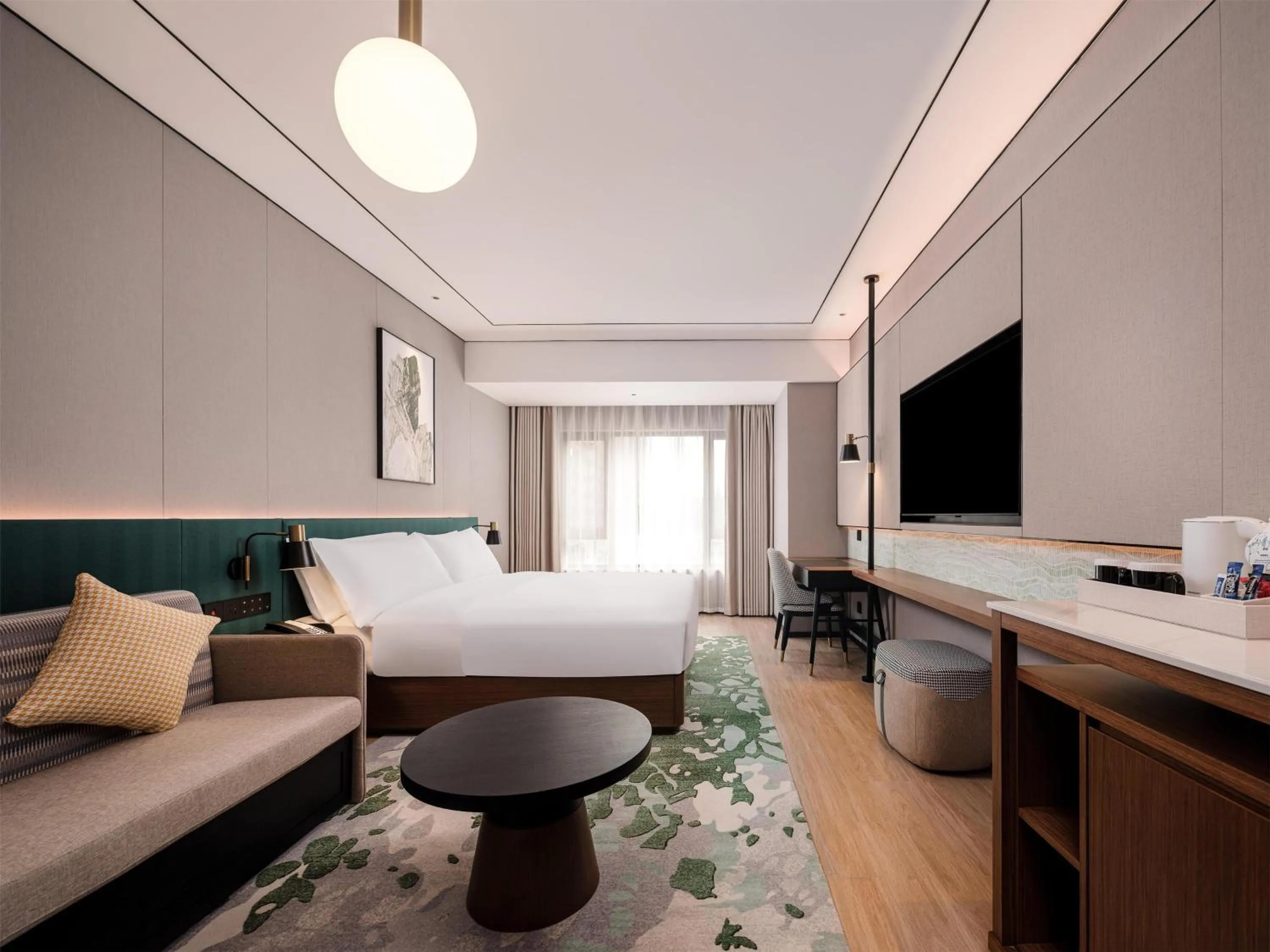 Living room, Bed in Hilton Garden Inn Taiyuan Jiefang Road