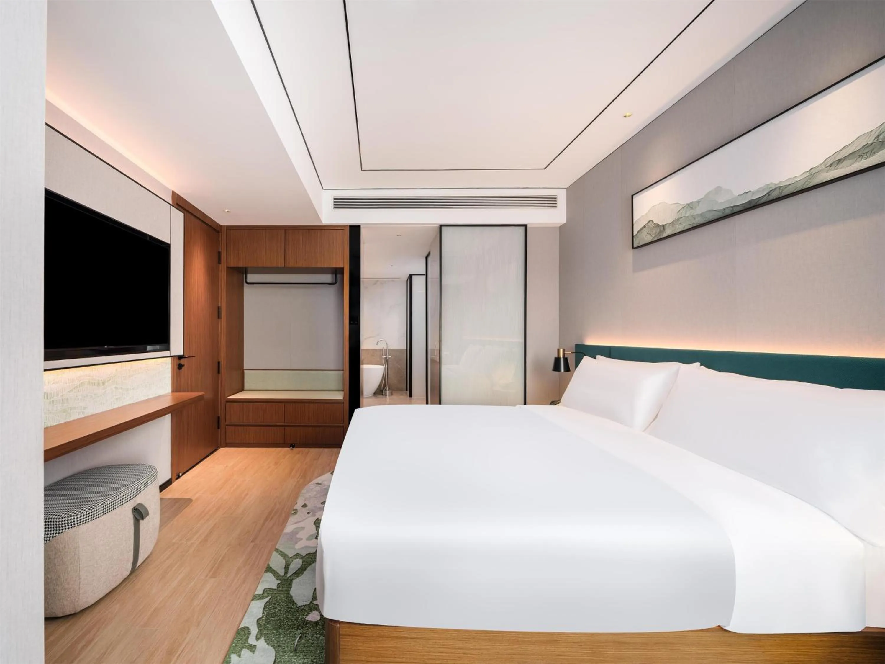 Bed in Hilton Garden Inn Taiyuan Jiefang Road