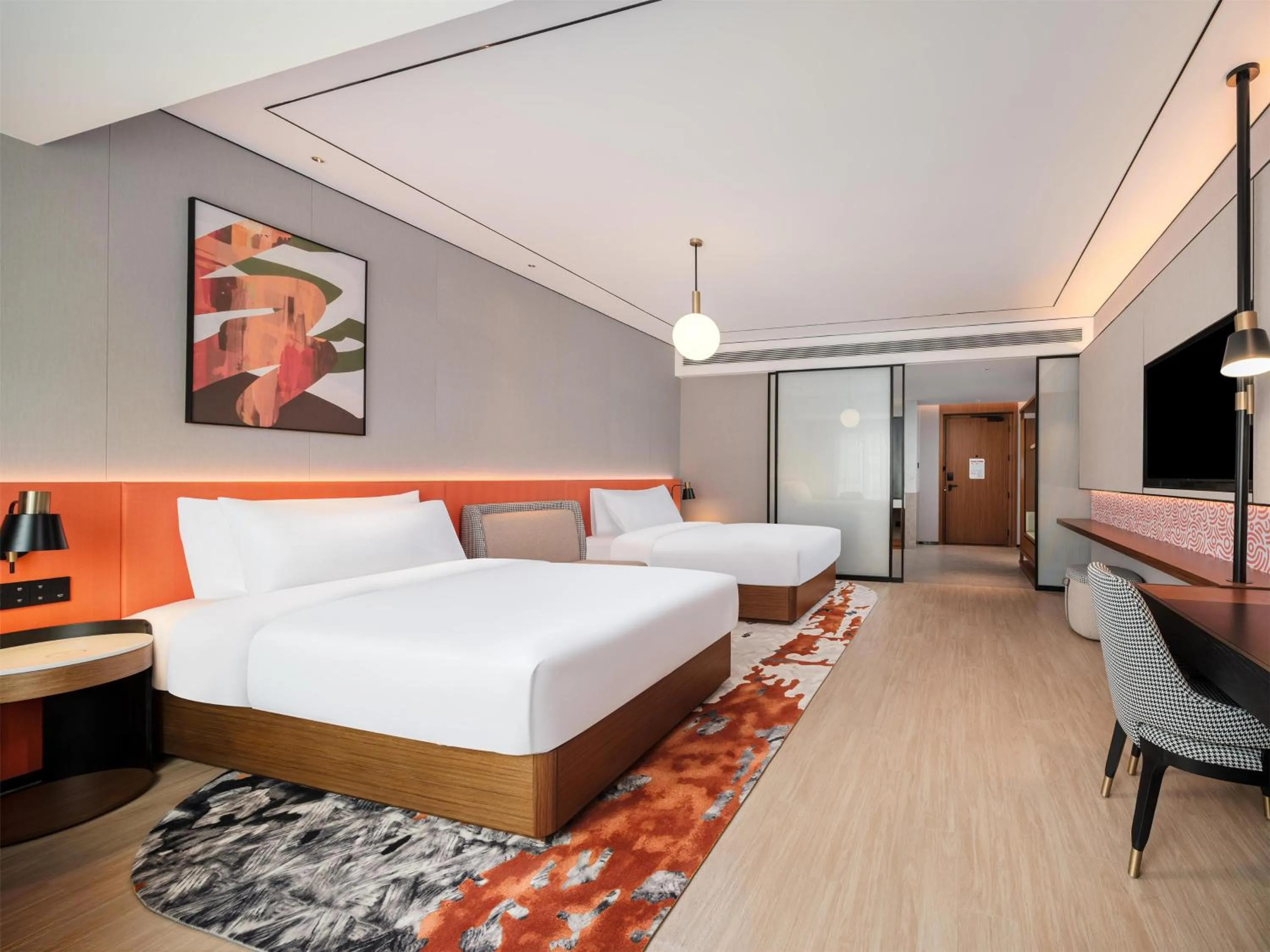 Bed in Hilton Garden Inn Taiyuan Jiefang Road