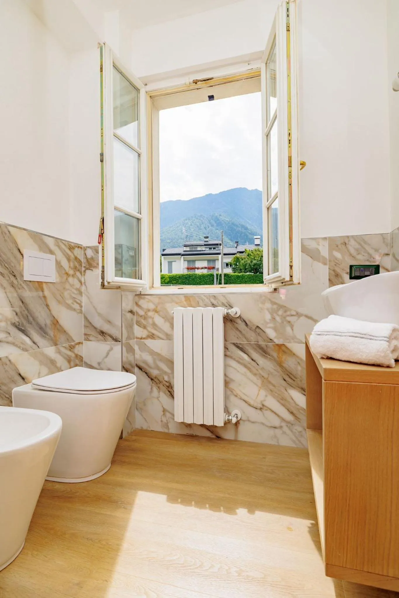 Bathroom in Hotel Ristorante Val America