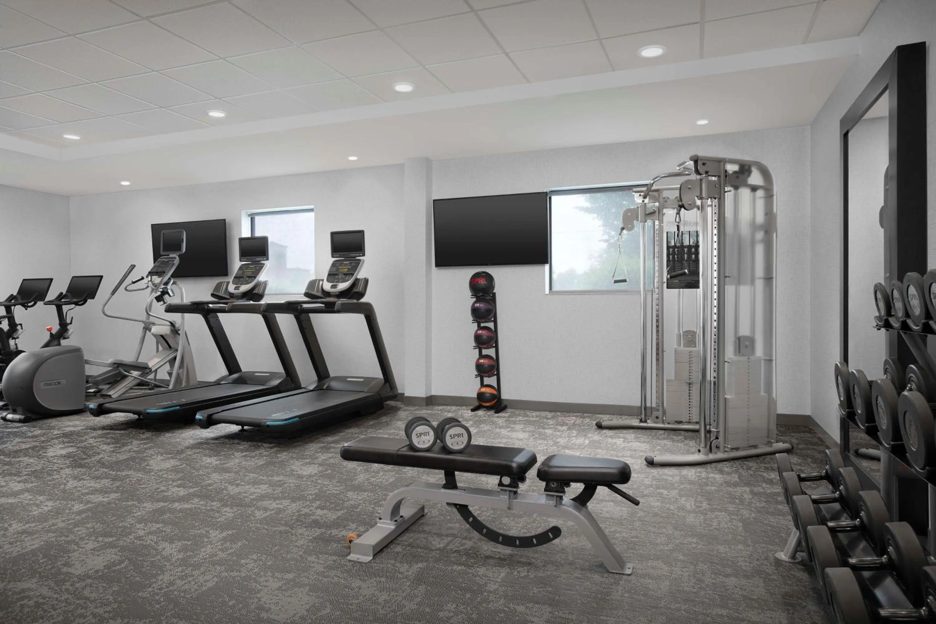 Fitness centre/facilities in Home2 Suites by Hilton Clarksville/Ft. Campbell
