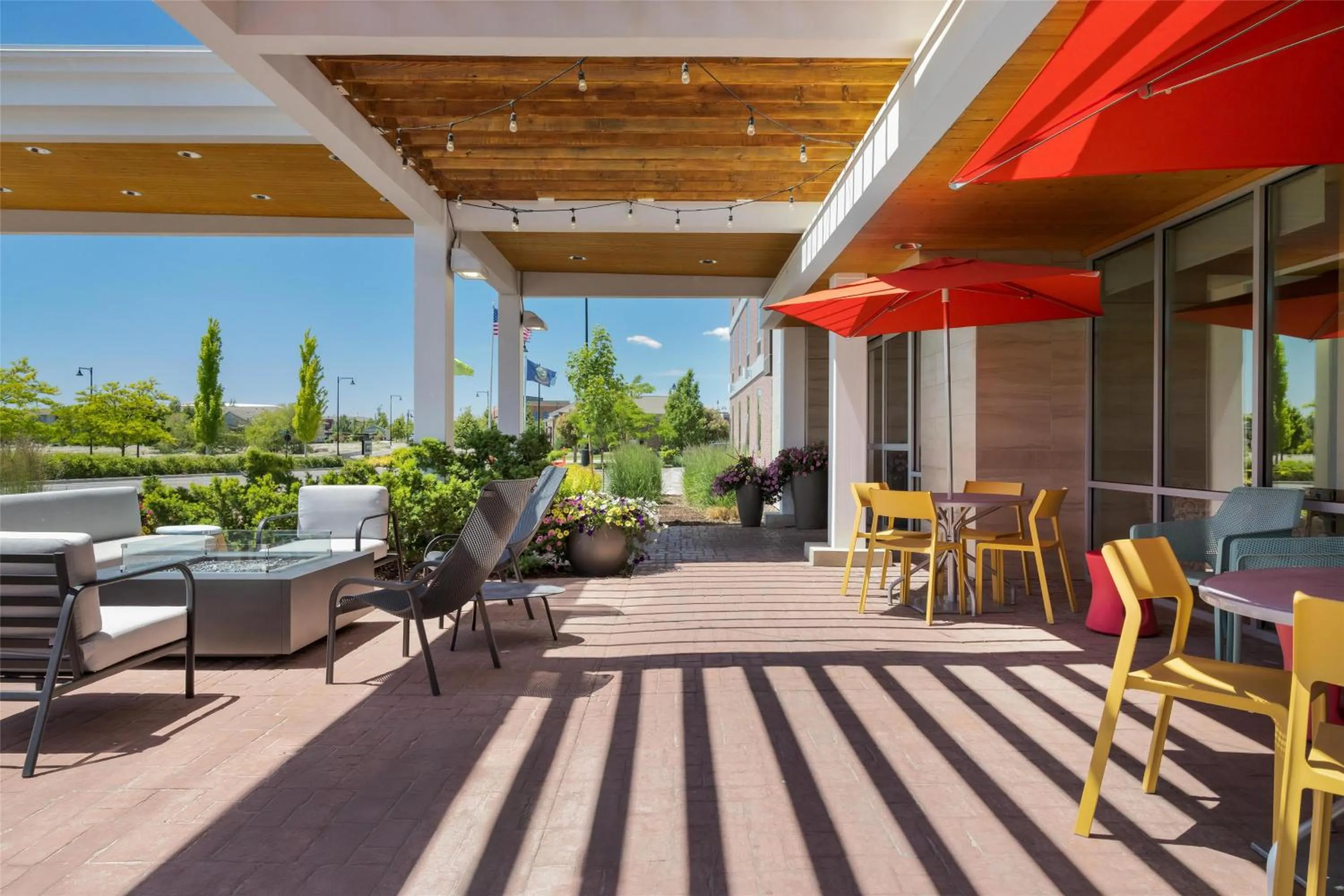 Patio in Home2 Suites by Hilton Idaho Falls