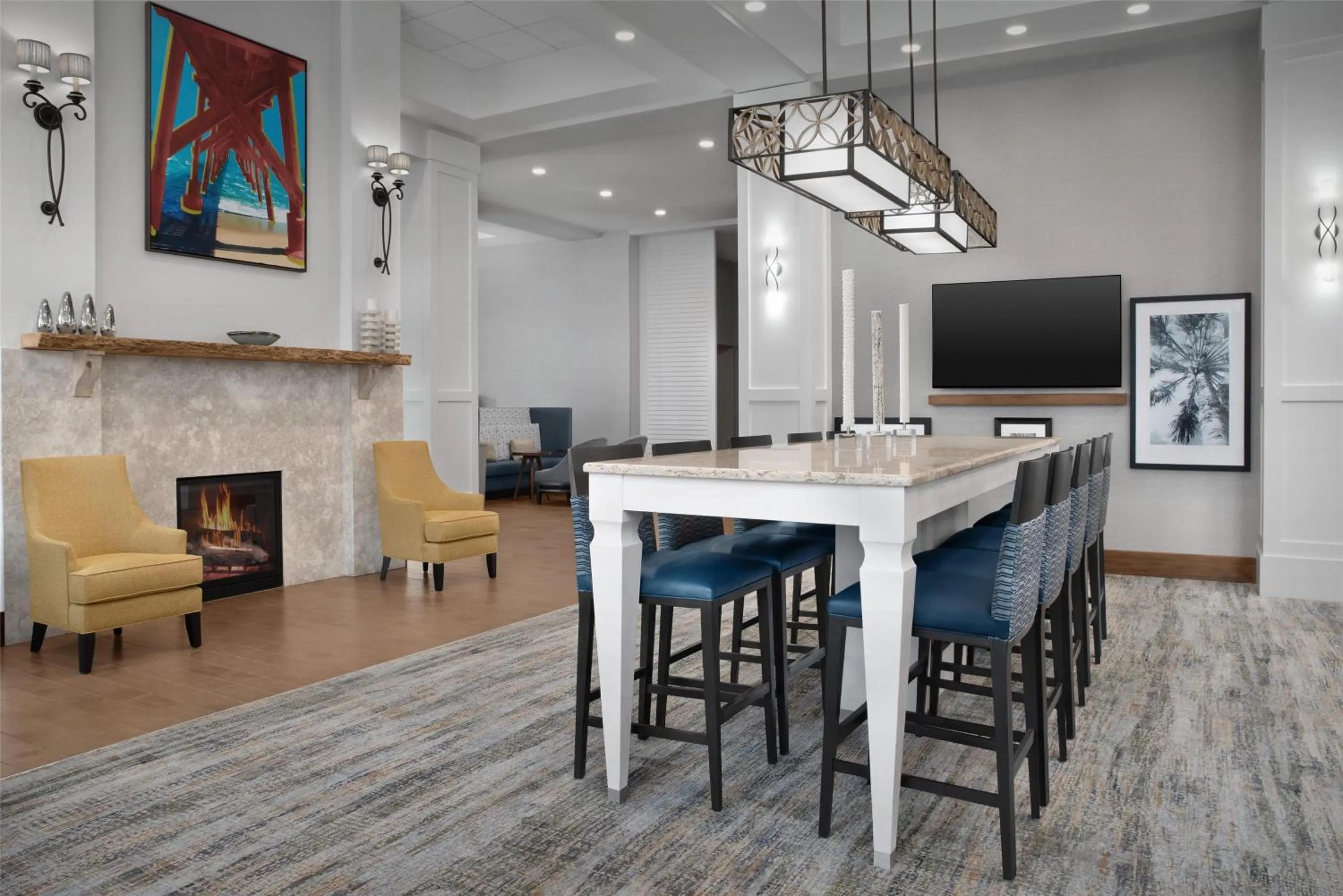 Lobby or reception in Hampton Inn and Suites by Hilton Vero Beach-Downtown