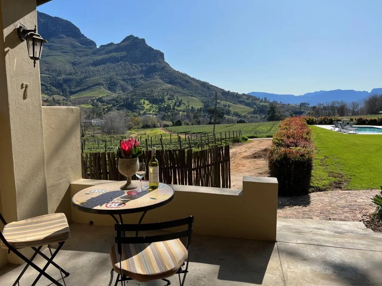 View (from property/room) in Le Pommier Wine Estate