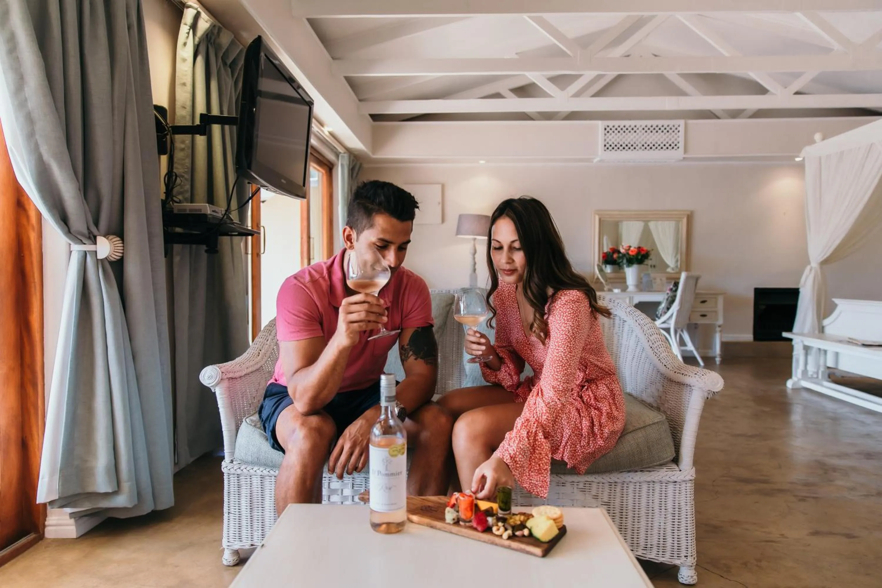 People in Le Pommier Wine Estate