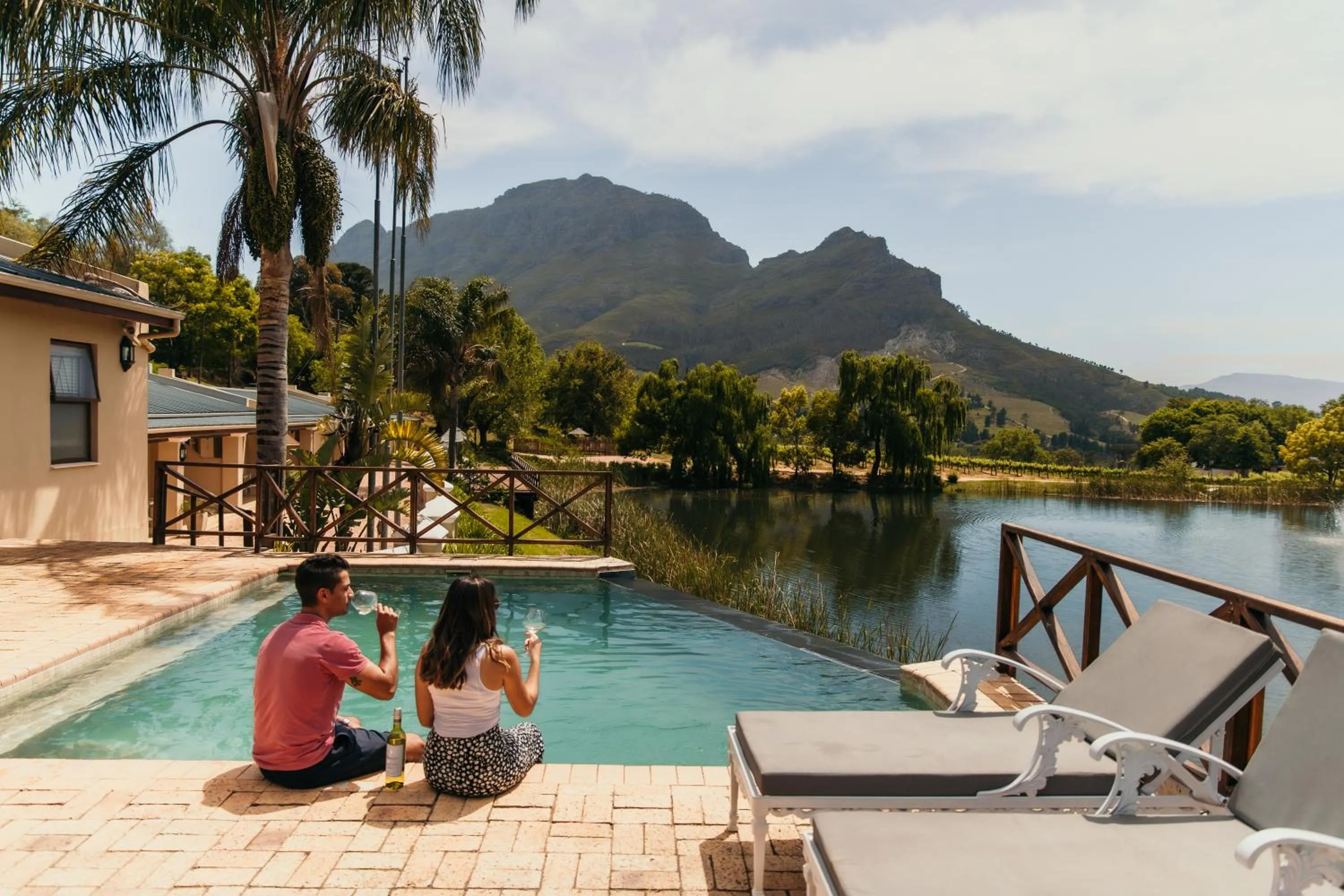 BBQ facilities in Le Pommier Wine Estate