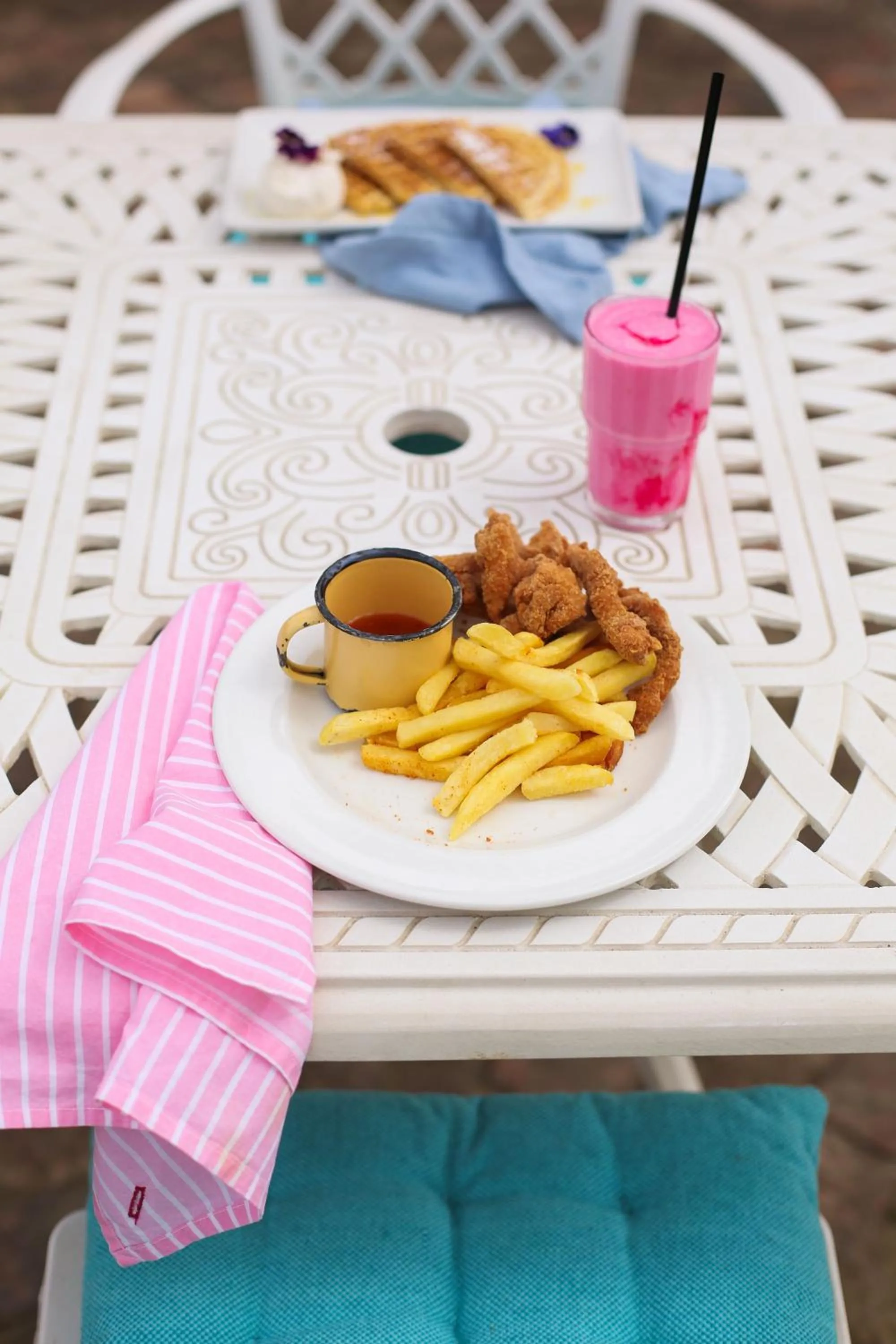 Food close-up in Le Pommier Wine Estate