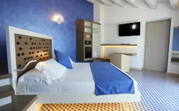 Bed in Zafran Boutique Hotel