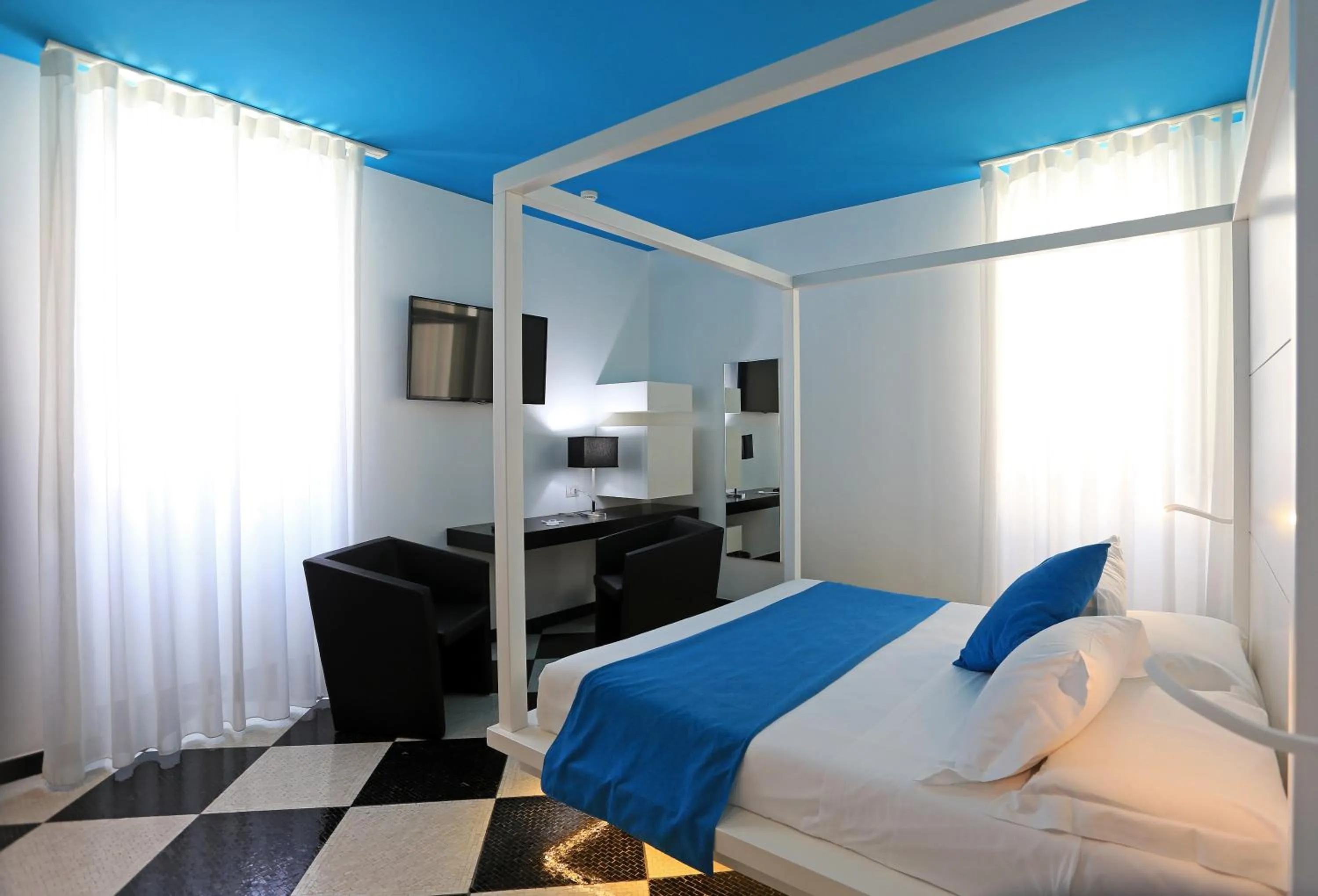 Bed in Zafran Boutique Hotel