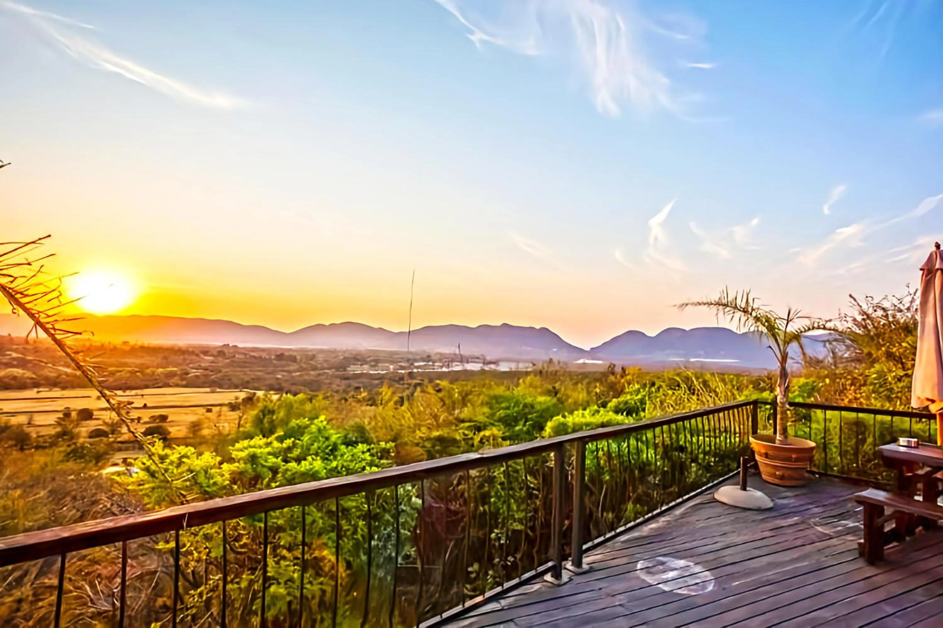 Patio in La Montagne Guest Lodge